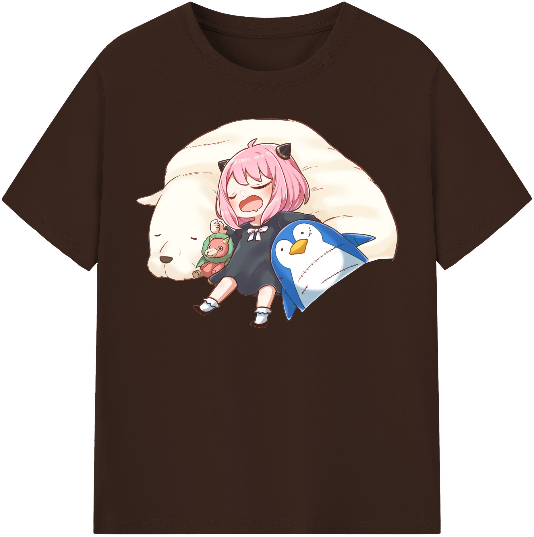 （画像用） SPY×FAMILY间谍家家酒 綿100％半袖Tシャツ（フロントプリント）