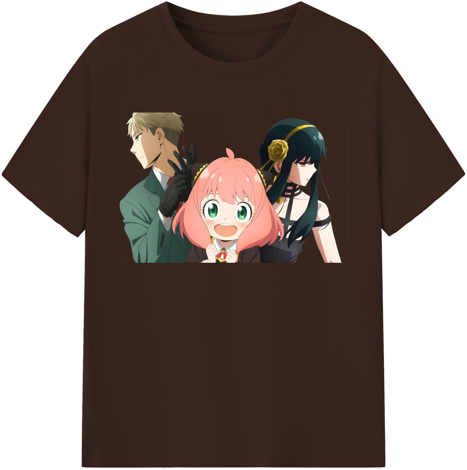 （画像用） SPY×FAMILY间谍家家酒 綿100％半袖Tシャツ（フロントプリント）