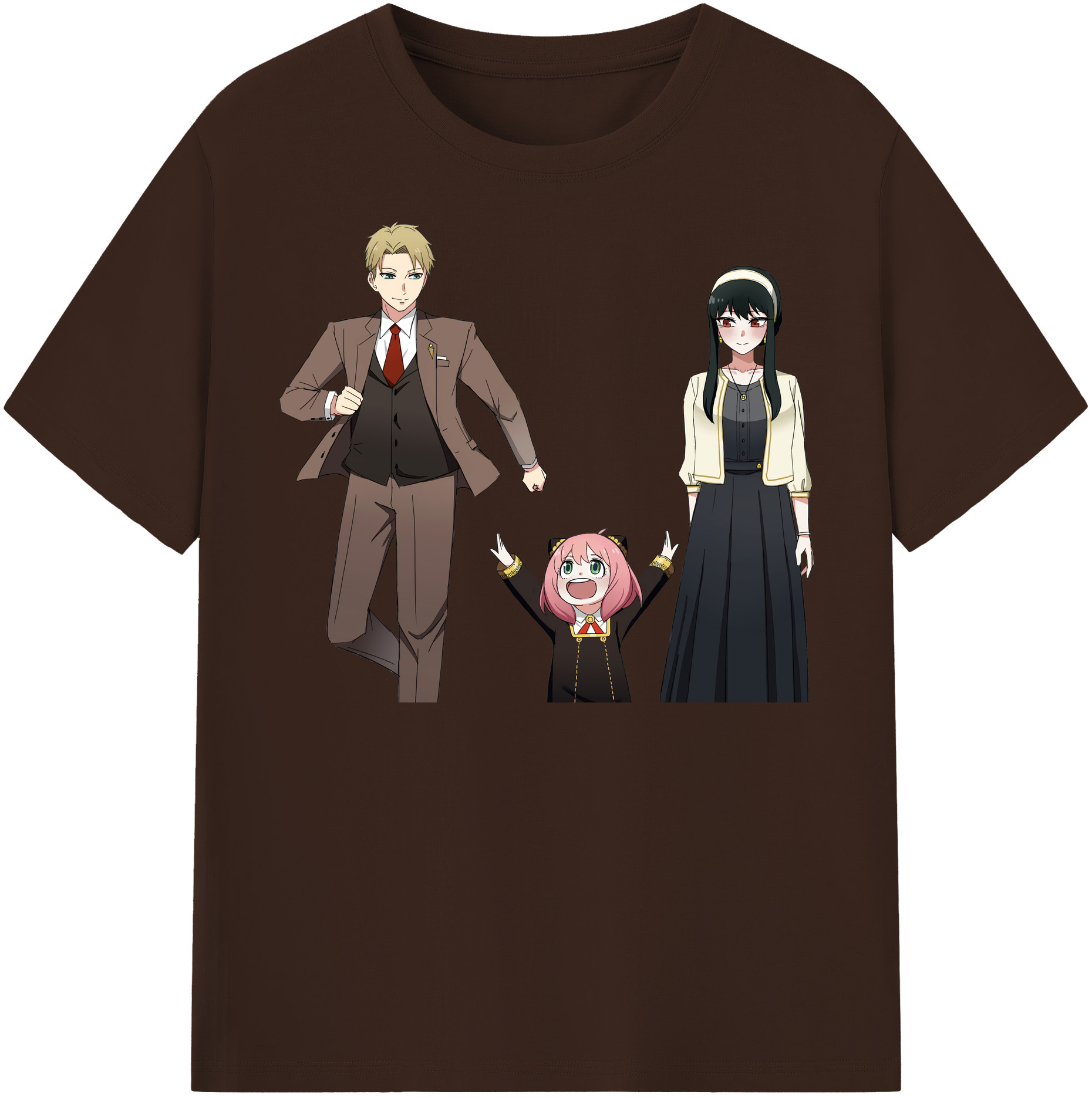 （画像用） SPY×FAMILY间谍家家酒 綿100％半袖Tシャツ（フロントプリント）