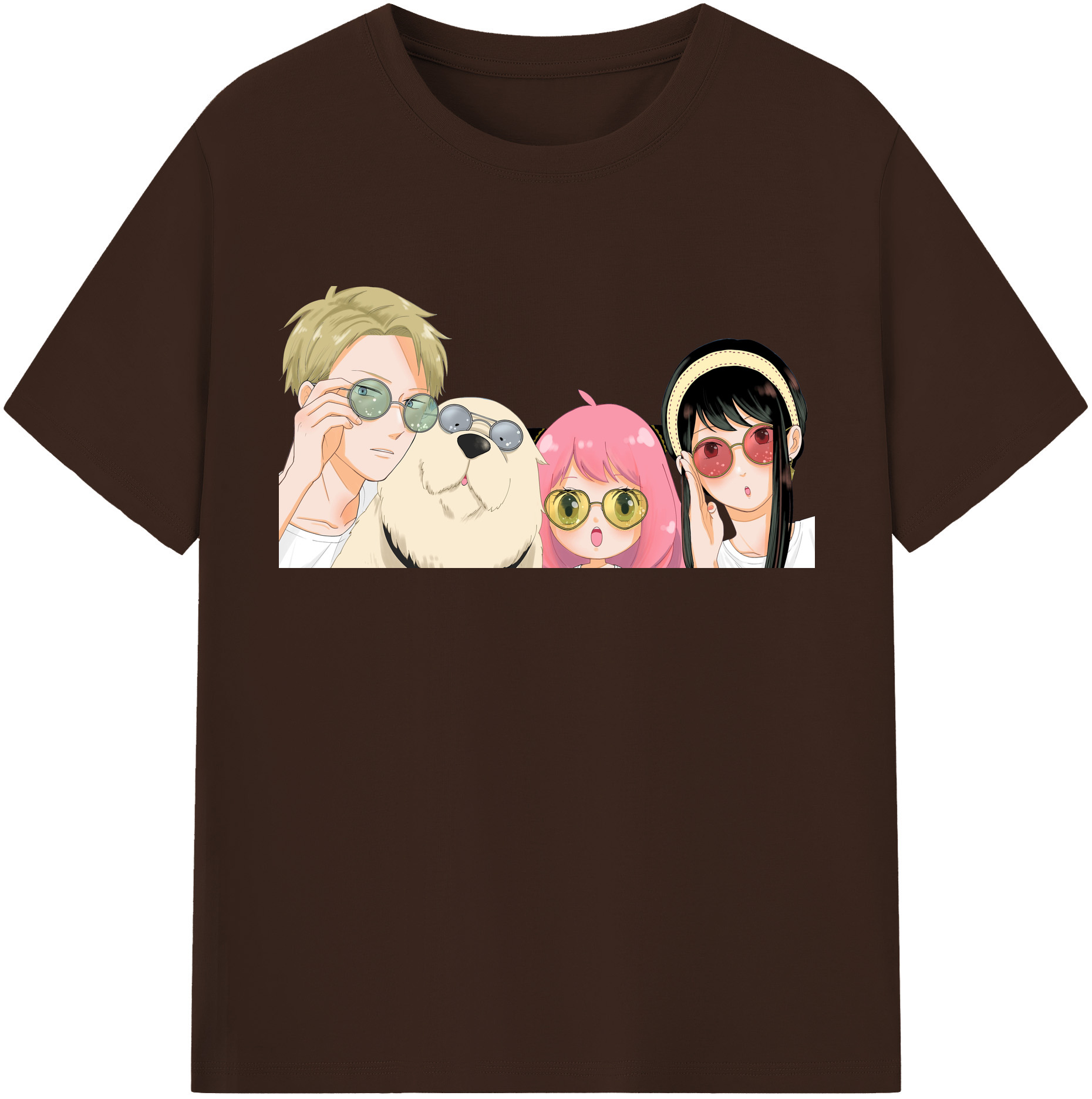 （画像用） SPY×FAMILY间谍家家酒 綿100％半袖Tシャツ（フロントプリント）