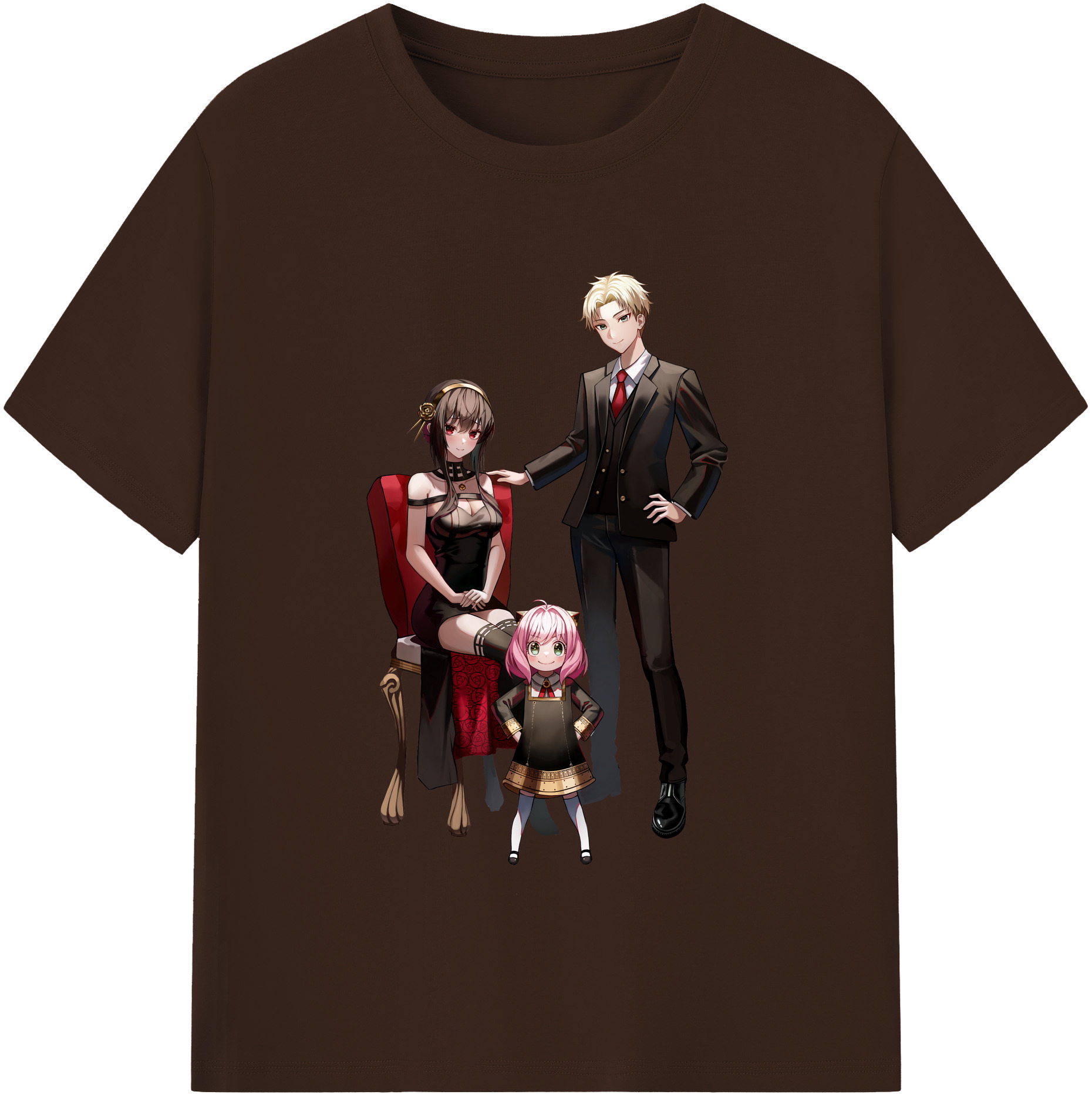 （画像用） SPY×FAMILY间谍家家酒 綿100％半袖Tシャツ（フロントプリント）