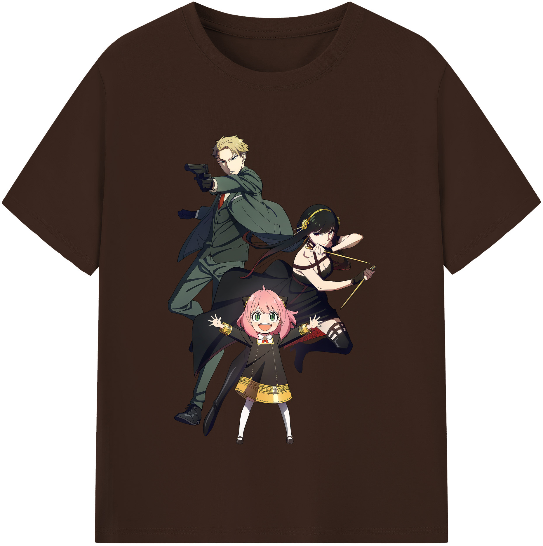 （画像用） SPY×FAMILY间谍家家酒 綿100％半袖Tシャツ（フロントプリント）