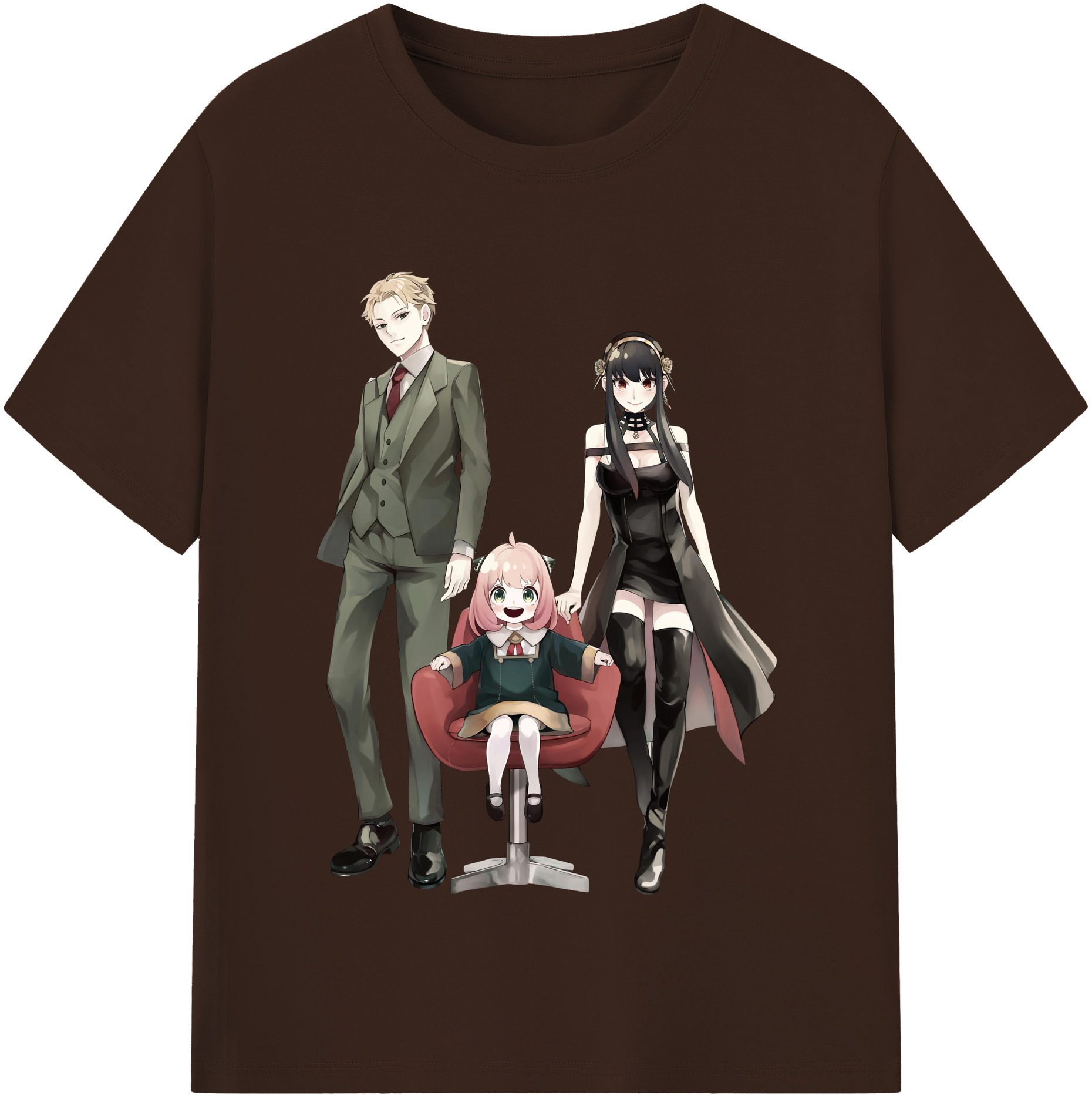 （画像用） SPY×FAMILY间谍家家酒 綿100％半袖Tシャツ（フロントプリント）