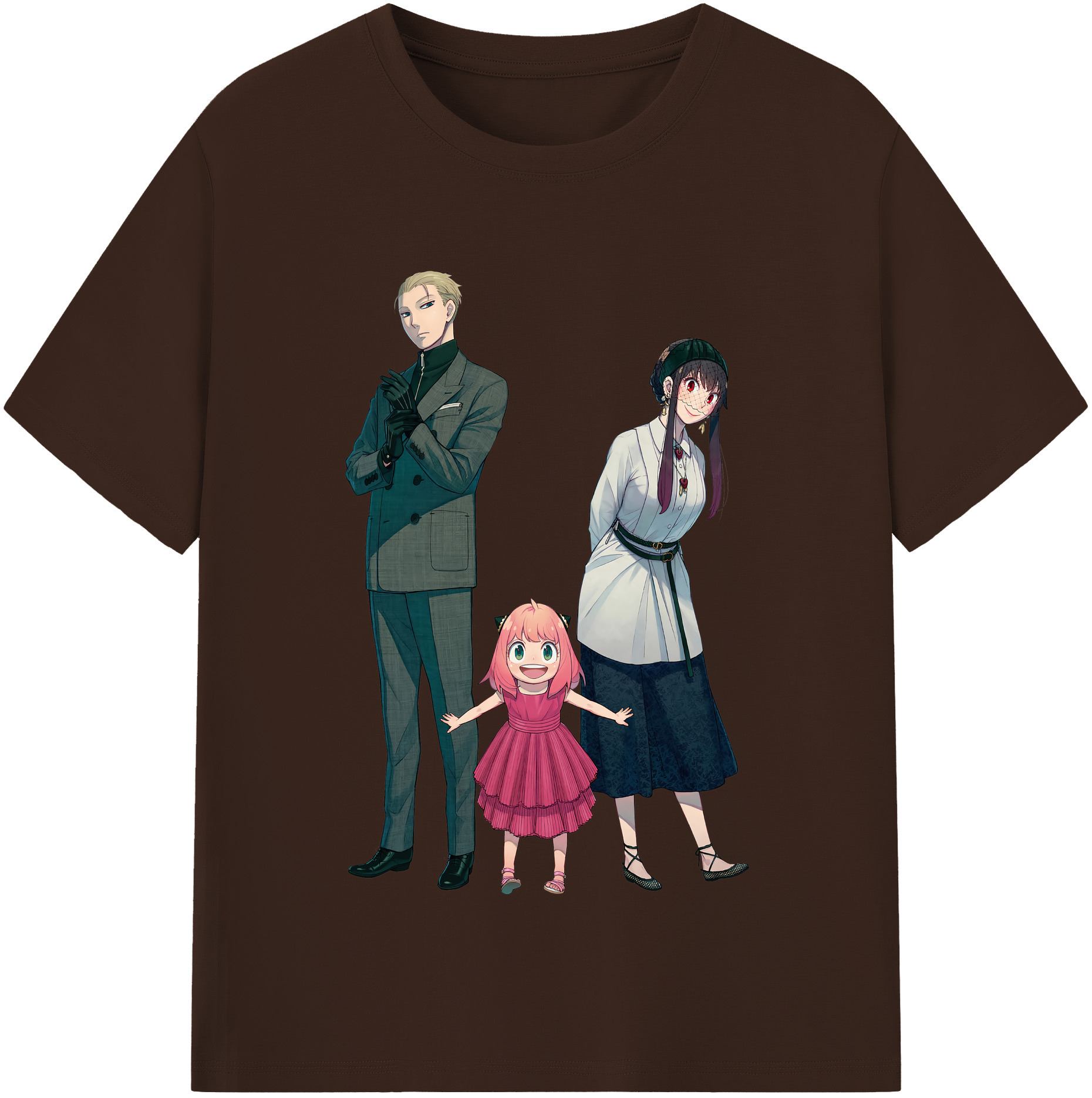 （画像用） SPY×FAMILY间谍家家酒 綿100％半袖Tシャツ（フロントプリント）