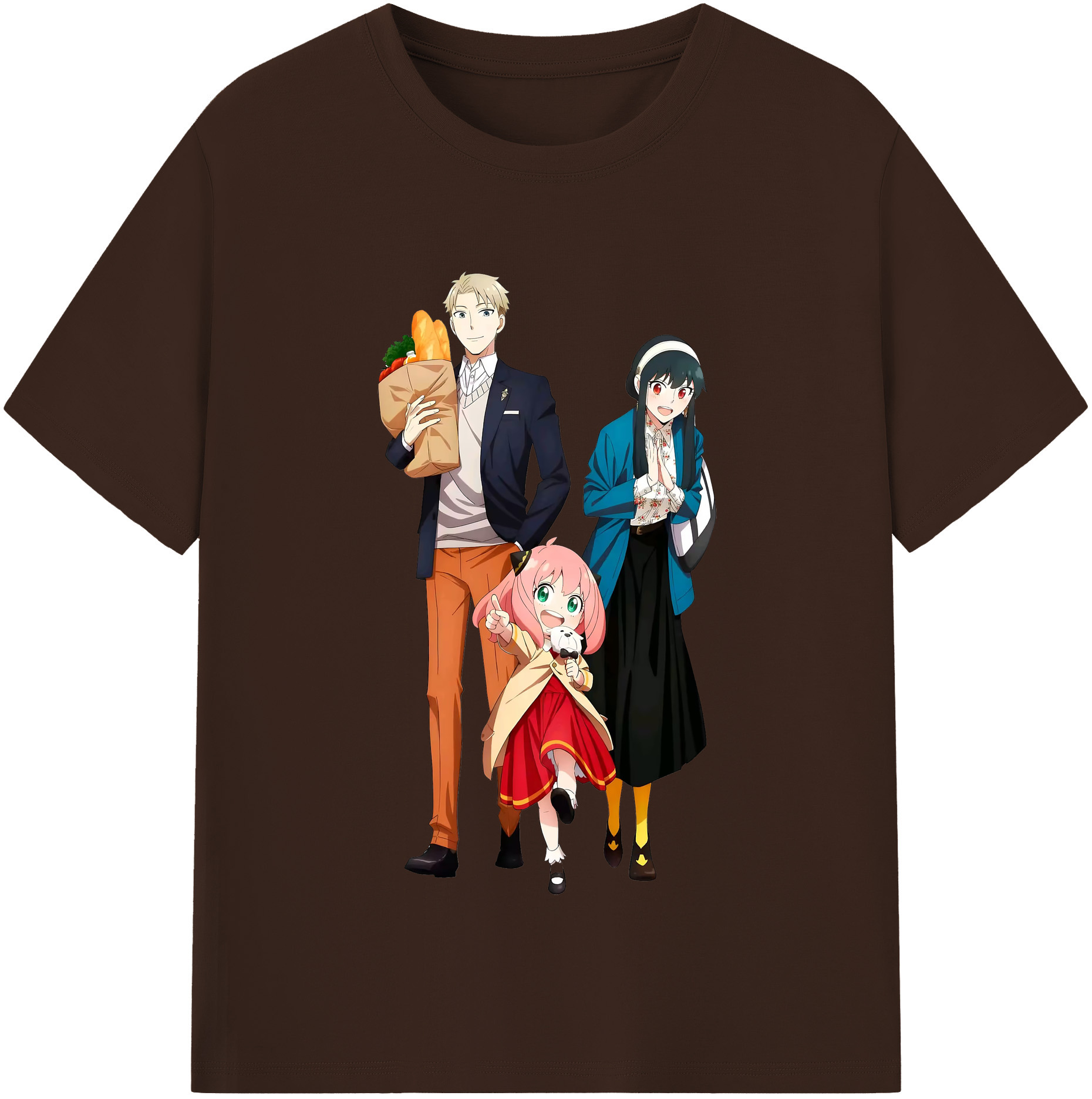 （画像用） SPY×FAMILY间谍家家酒 綿100％半袖Tシャツ（フロントプリント）