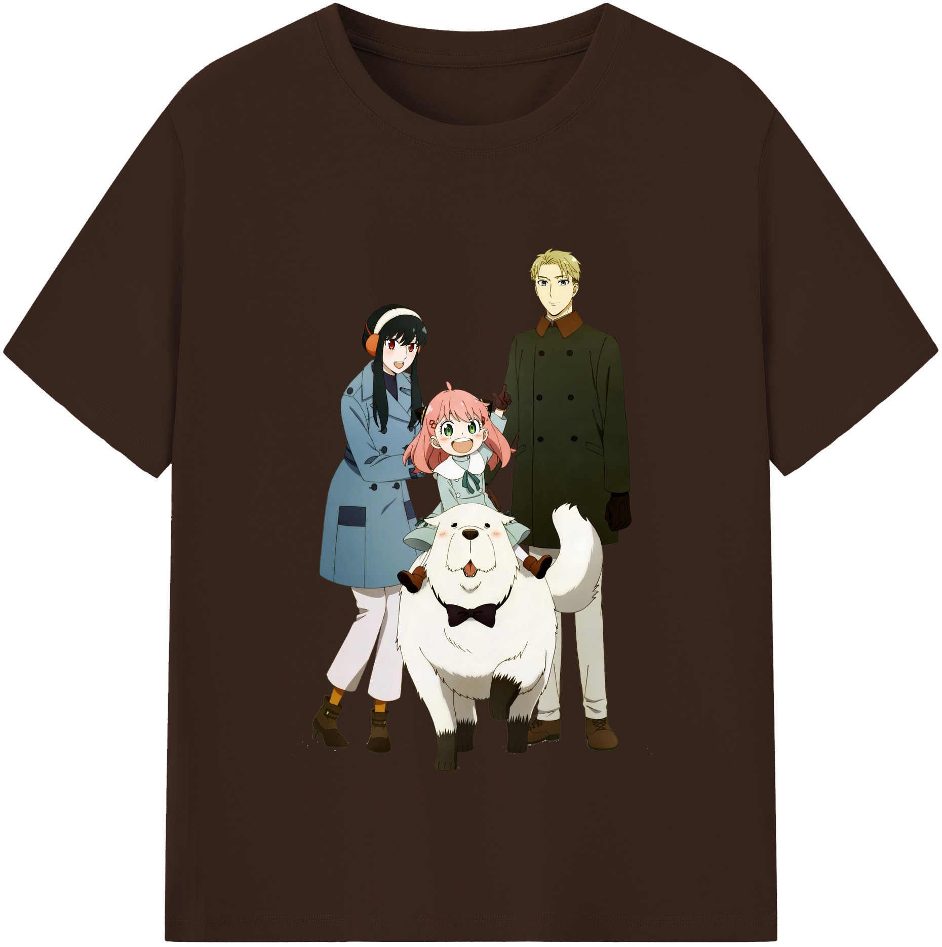 （画像用） SPY×FAMILY间谍家家酒 綿100％半袖Tシャツ（フロントプリント）