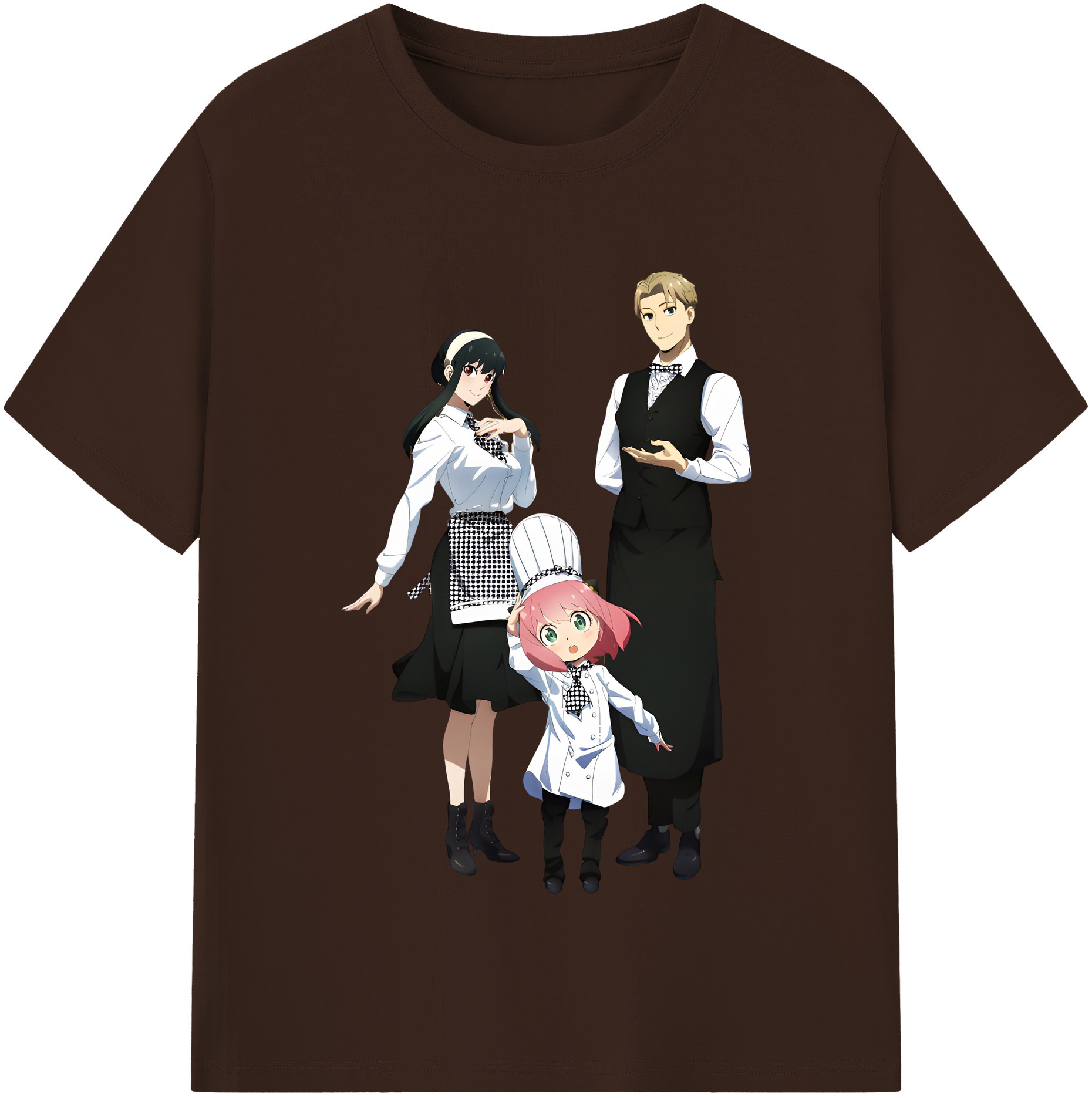 （画像用） SPY×FAMILY间谍家家酒 綿100％半袖Tシャツ（フロントプリント）