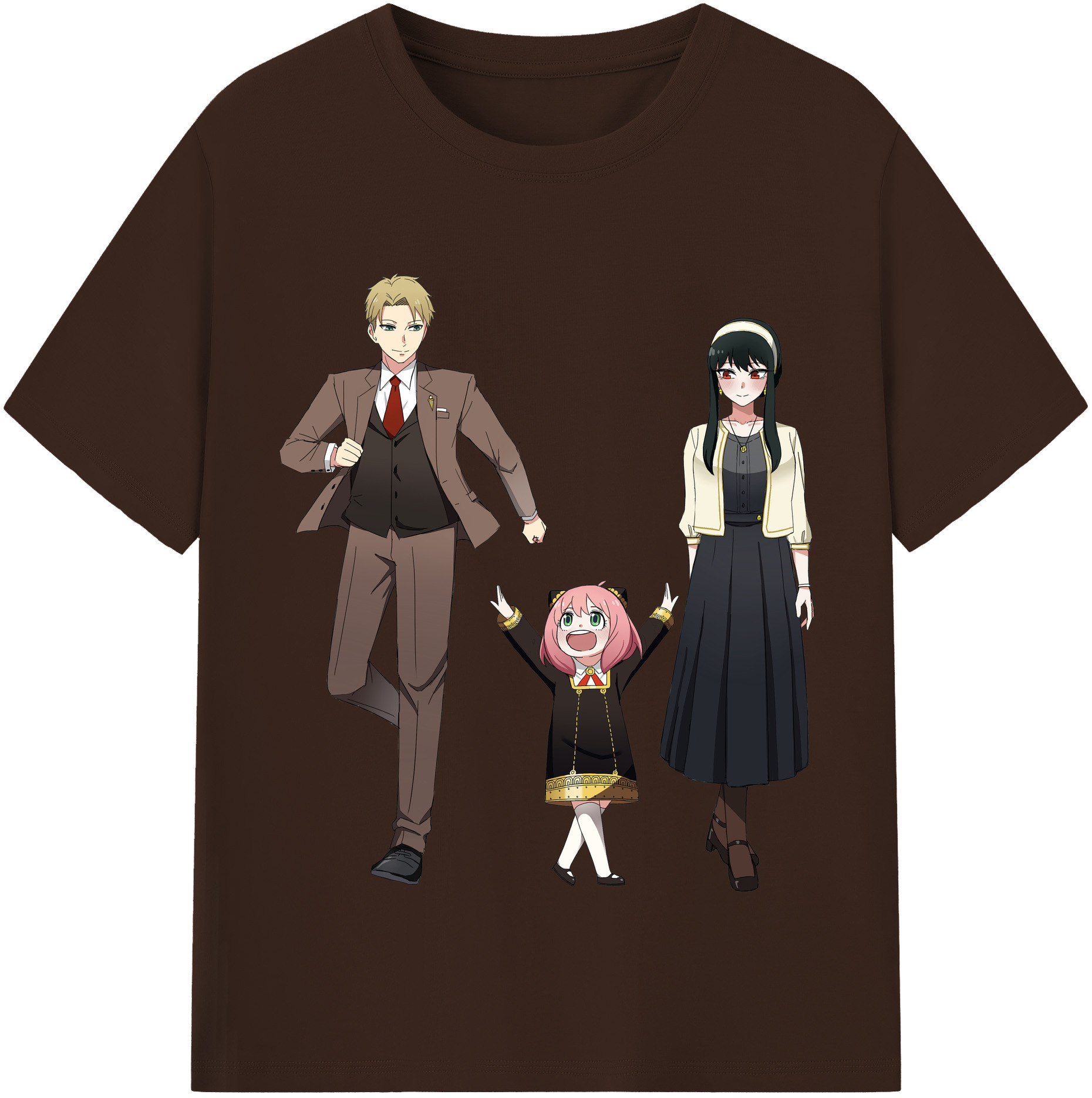 （画像用） SPY×FAMILY间谍家家酒 綿100％半袖Tシャツ（フロントプリント）