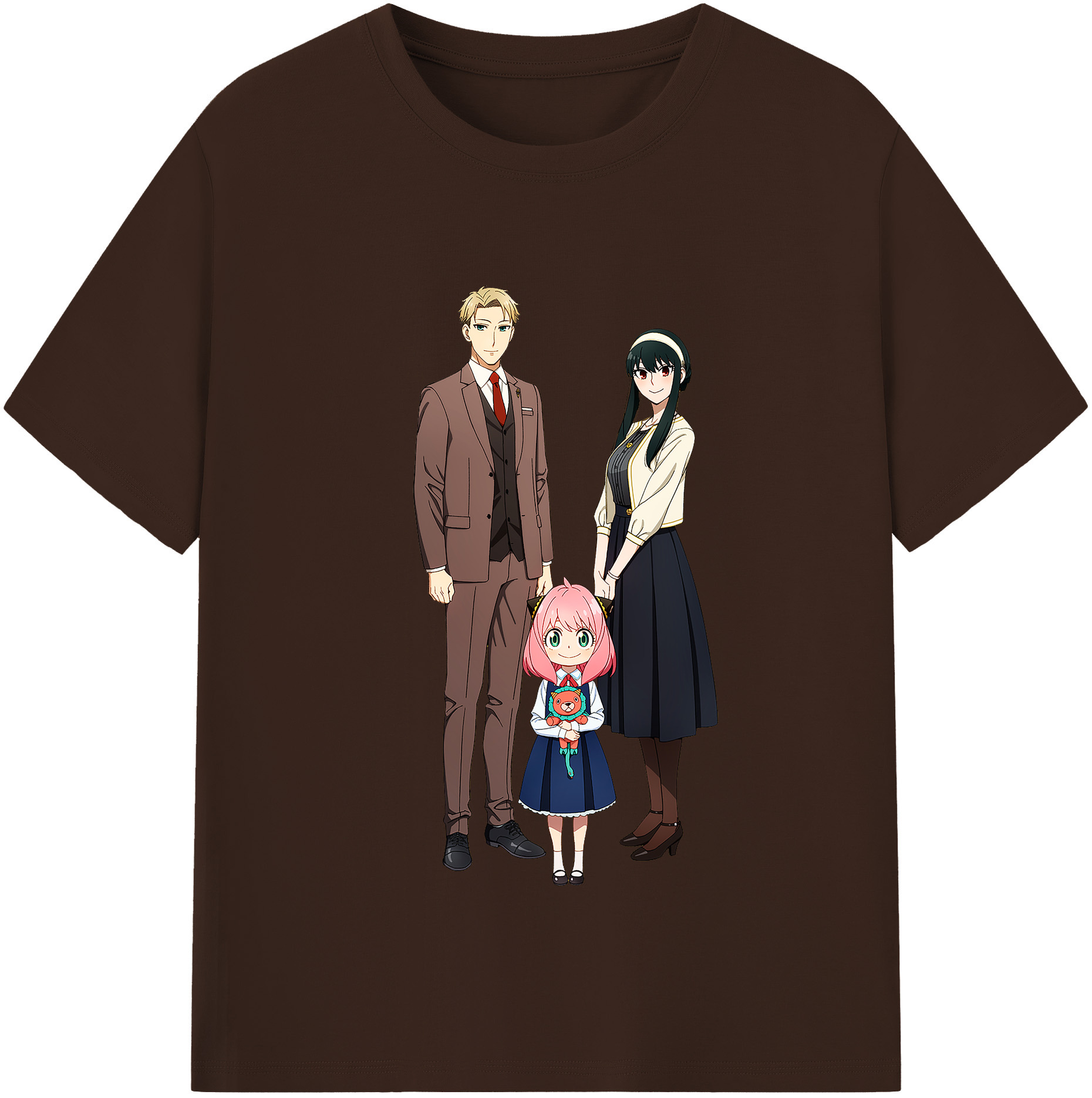 （画像用） SPY×FAMILY间谍家家酒 綿100％半袖Tシャツ（フロントプリント）