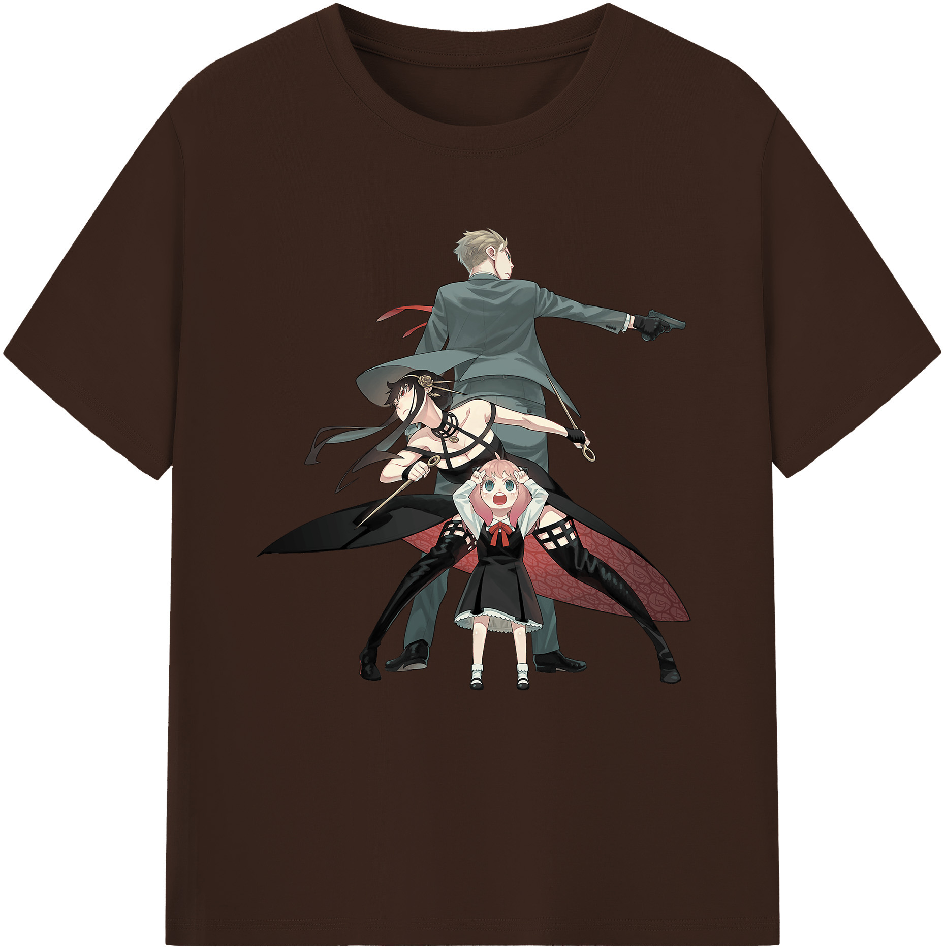 （画像用） SPY×FAMILY间谍家家酒 綿100％半袖Tシャツ（フロントプリント）