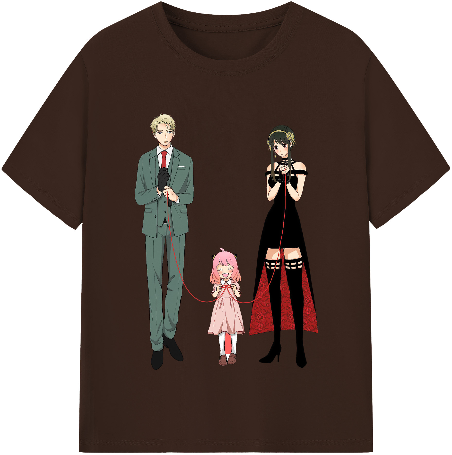 （画像用） SPY×FAMILY间谍家家酒 綿100％半袖Tシャツ（フロントプリント）