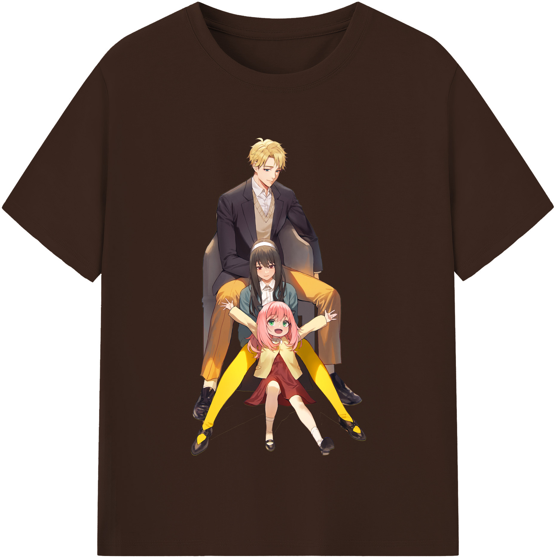 （画像用） SPY×FAMILY间谍家家酒 綿100％半袖Tシャツ（フロントプリント）