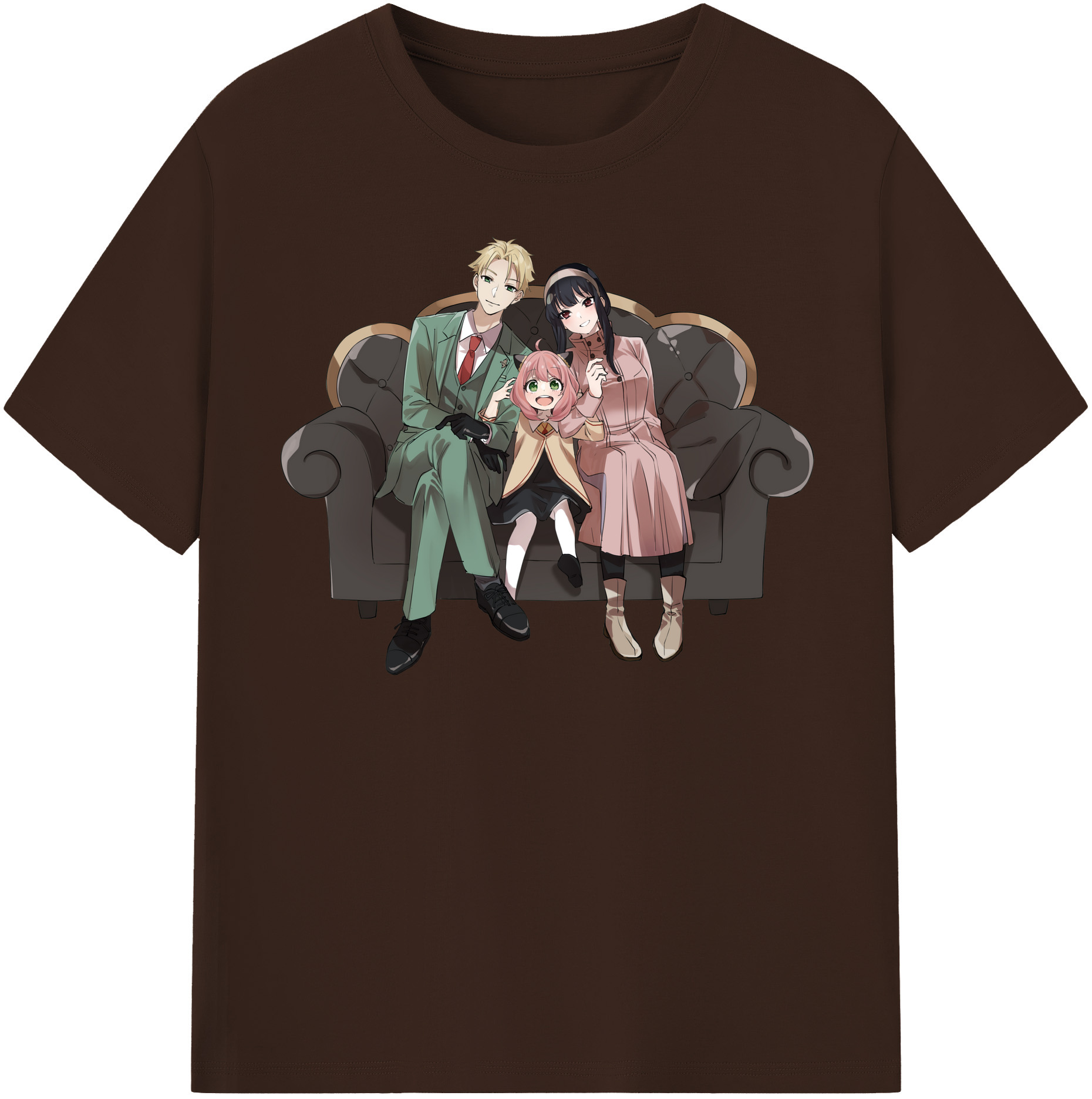 （画像用） SPY×FAMILY间谍家家酒 綿100％半袖Tシャツ（フロントプリント）