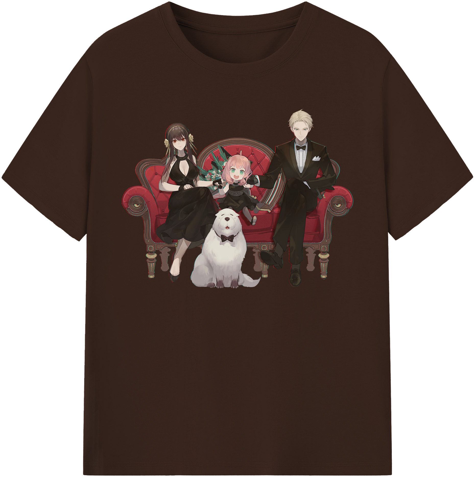（画像用） SPY×FAMILY间谍家家酒 綿100％半袖Tシャツ（フロントプリント）