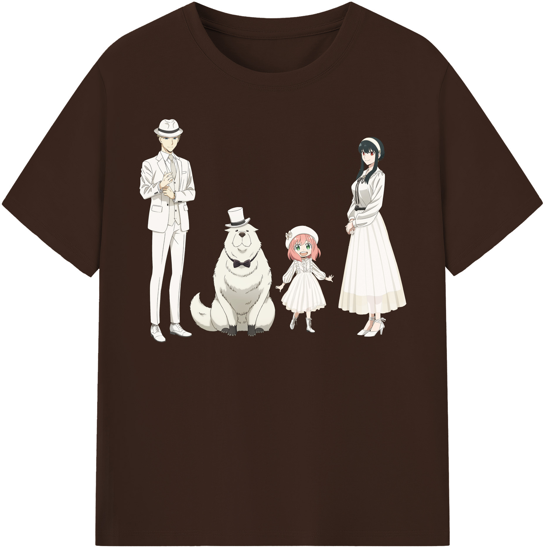 （画像用） SPY×FAMILY间谍家家酒 綿100％半袖Tシャツ（フロントプリント）