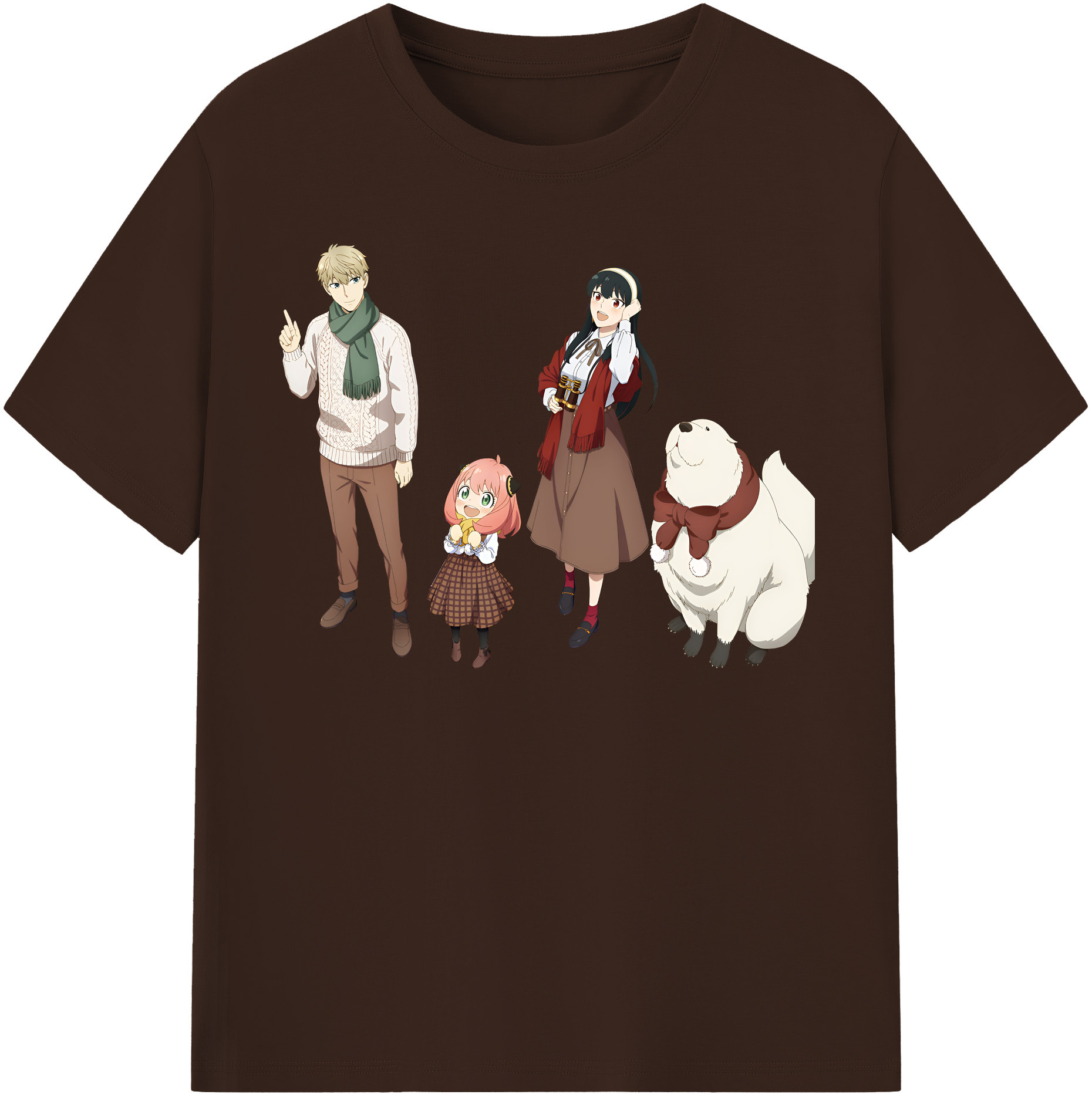 （画像用） SPY×FAMILY间谍家家酒 綿100％半袖Tシャツ（フロントプリント）