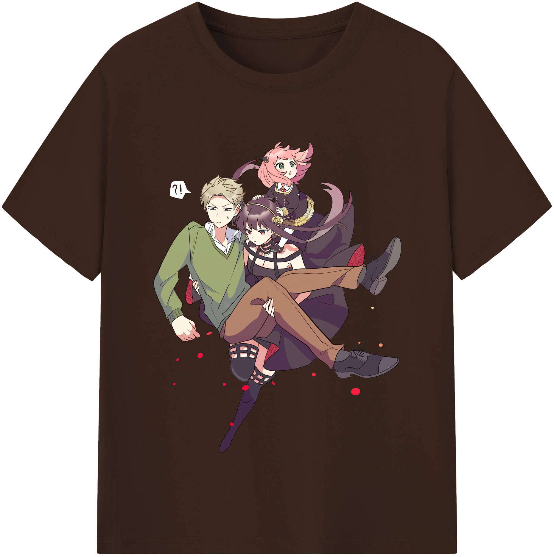 （画像用） SPY×FAMILY间谍家家酒 綿100％半袖Tシャツ（フロントプリント）