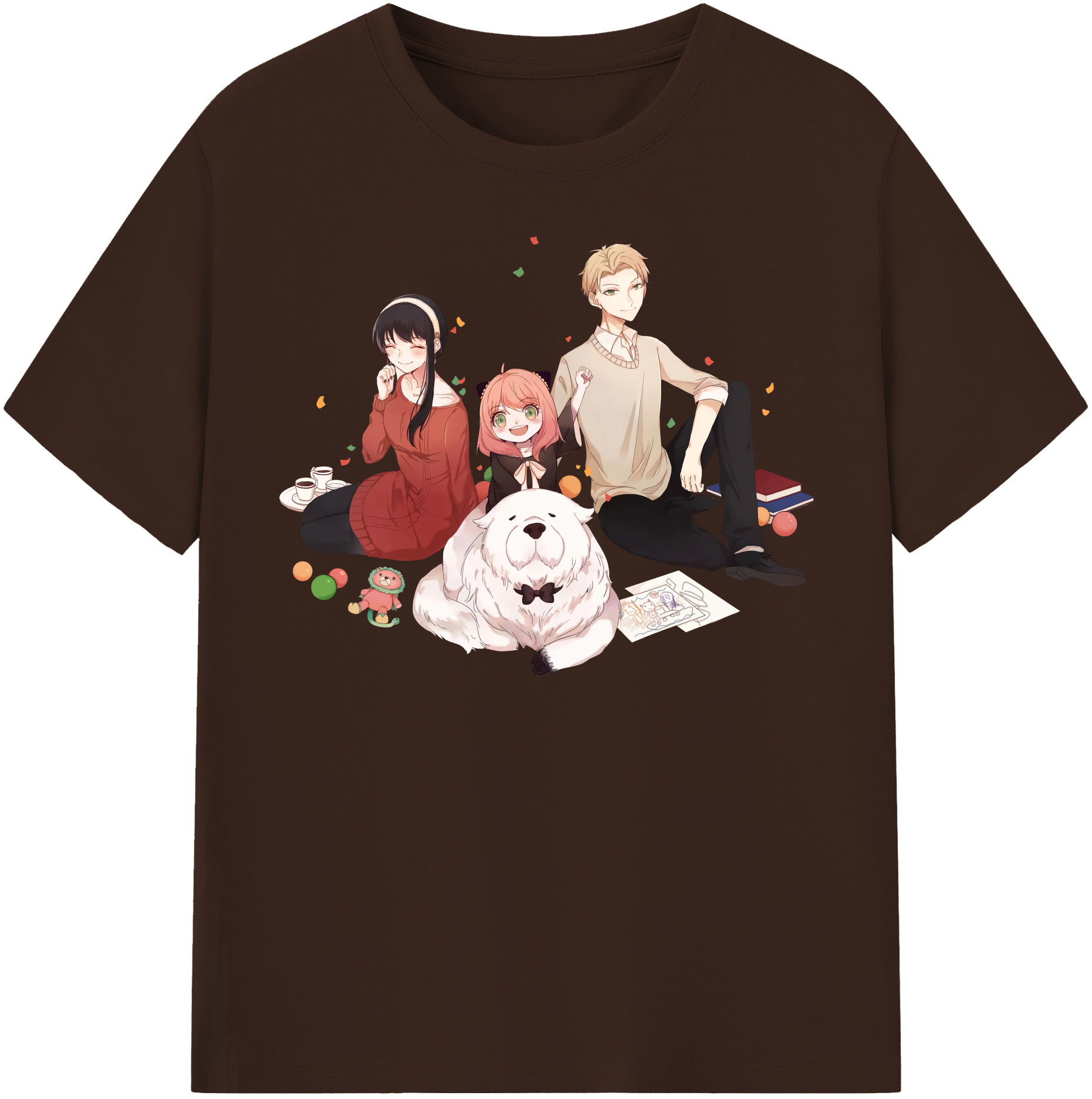 （画像用） SPY×FAMILY间谍家家酒 綿100％半袖Tシャツ（フロントプリント）