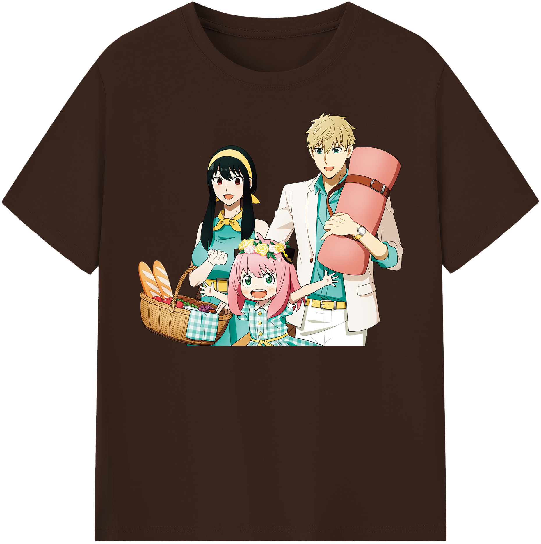 （画像用） SPY×FAMILY间谍家家酒 綿100％半袖Tシャツ（フロントプリント）