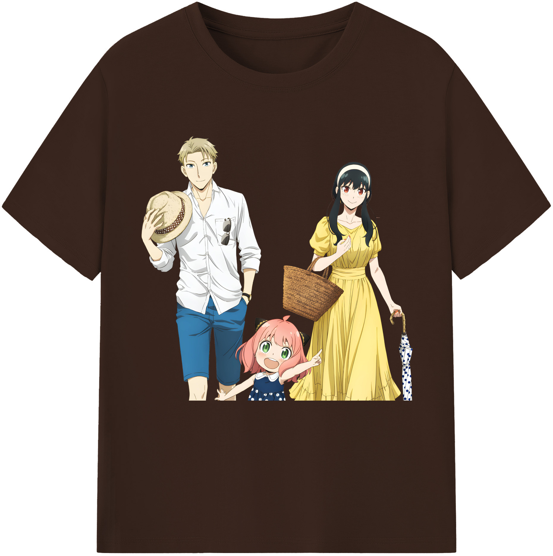 （画像用） SPY×FAMILY间谍家家酒 綿100％半袖Tシャツ（フロントプリント）