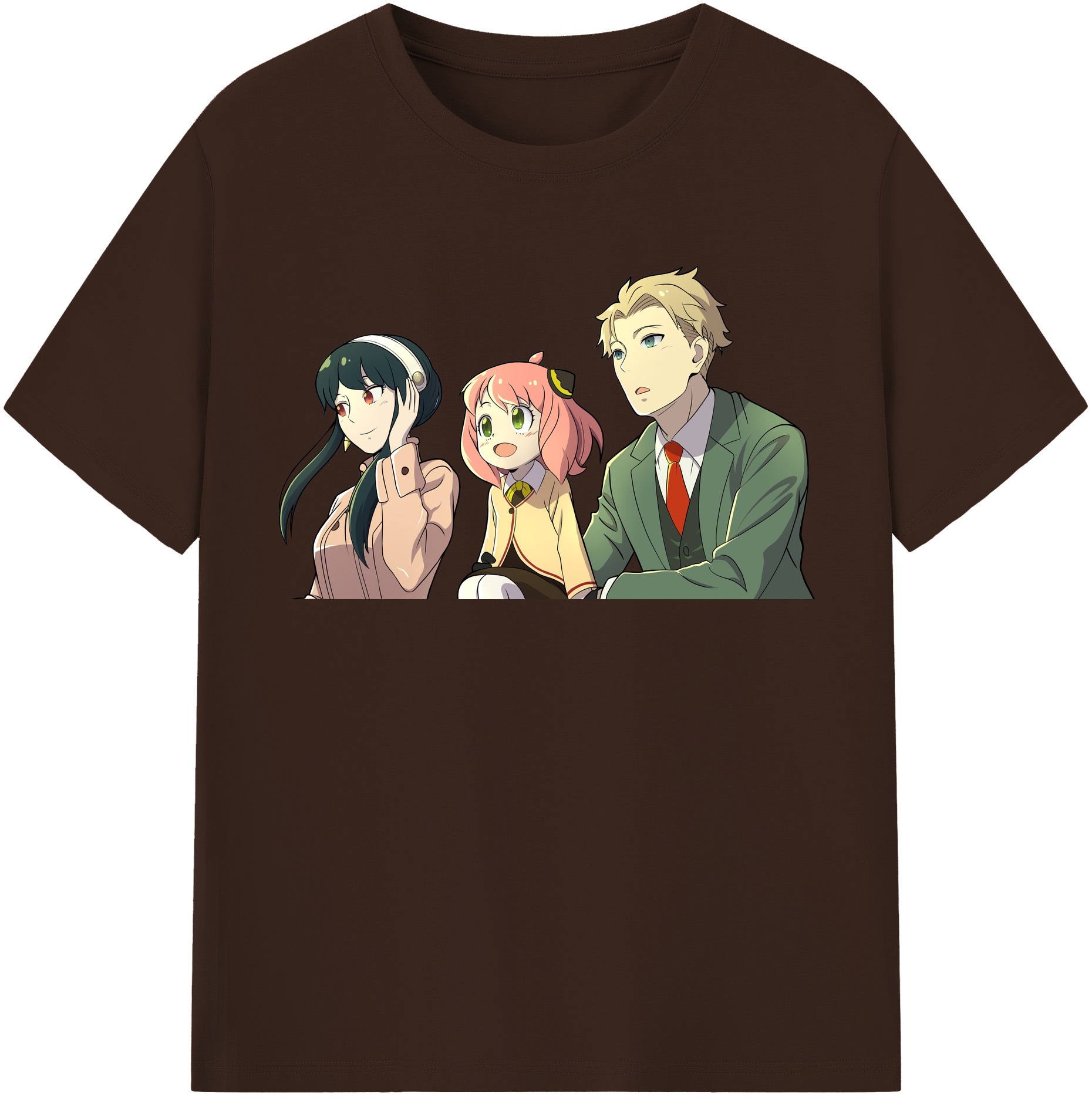 （画像用） SPY×FAMILY间谍家家酒 綿100％半袖Tシャツ（フロントプリント）