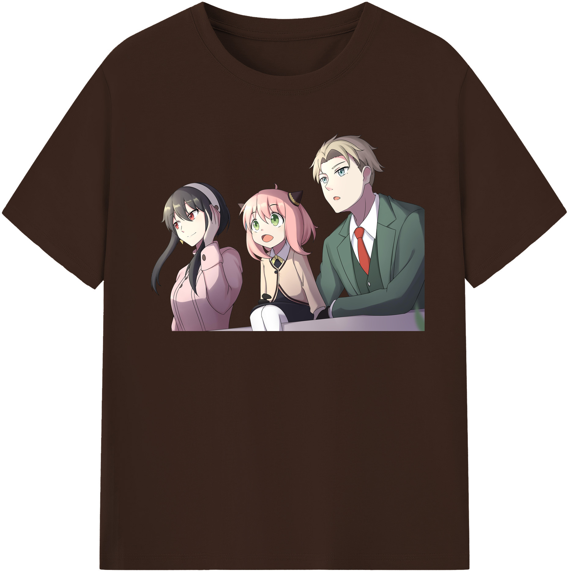 （画像用） SPY×FAMILY间谍家家酒 綿100％半袖Tシャツ（フロントプリント）