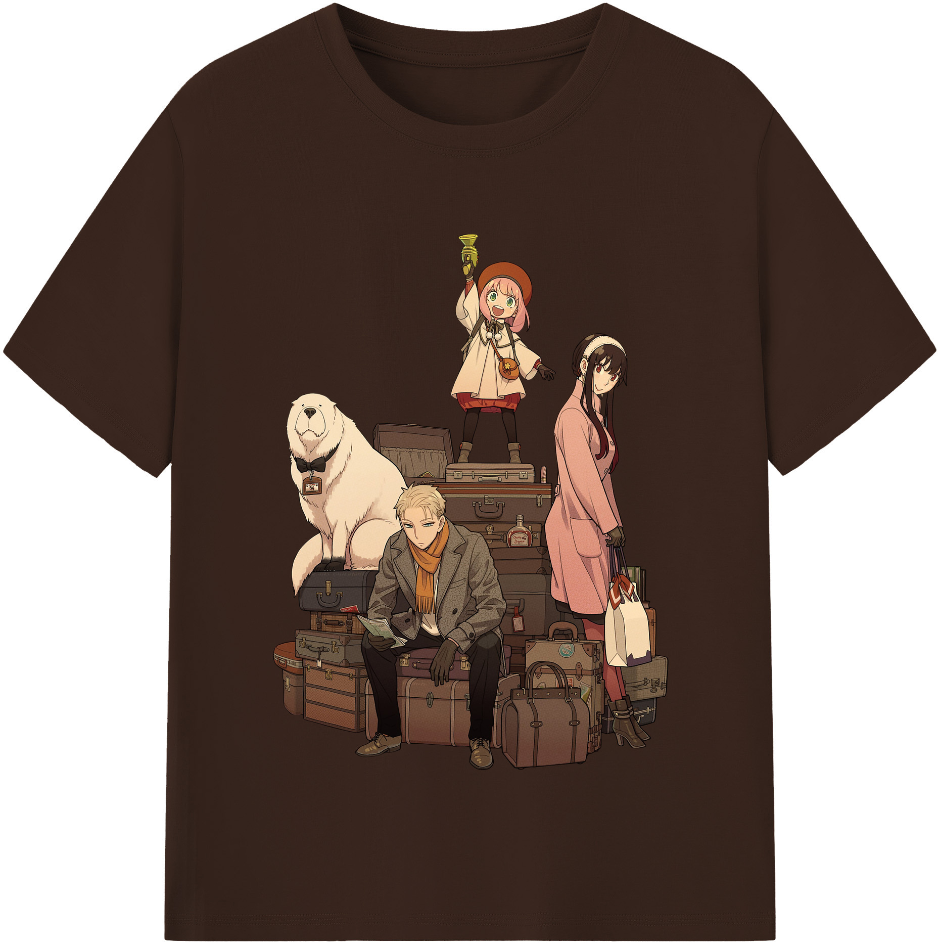（画像用） SPY×FAMILY间谍家家酒 綿100％半袖Tシャツ（フロントプリント）