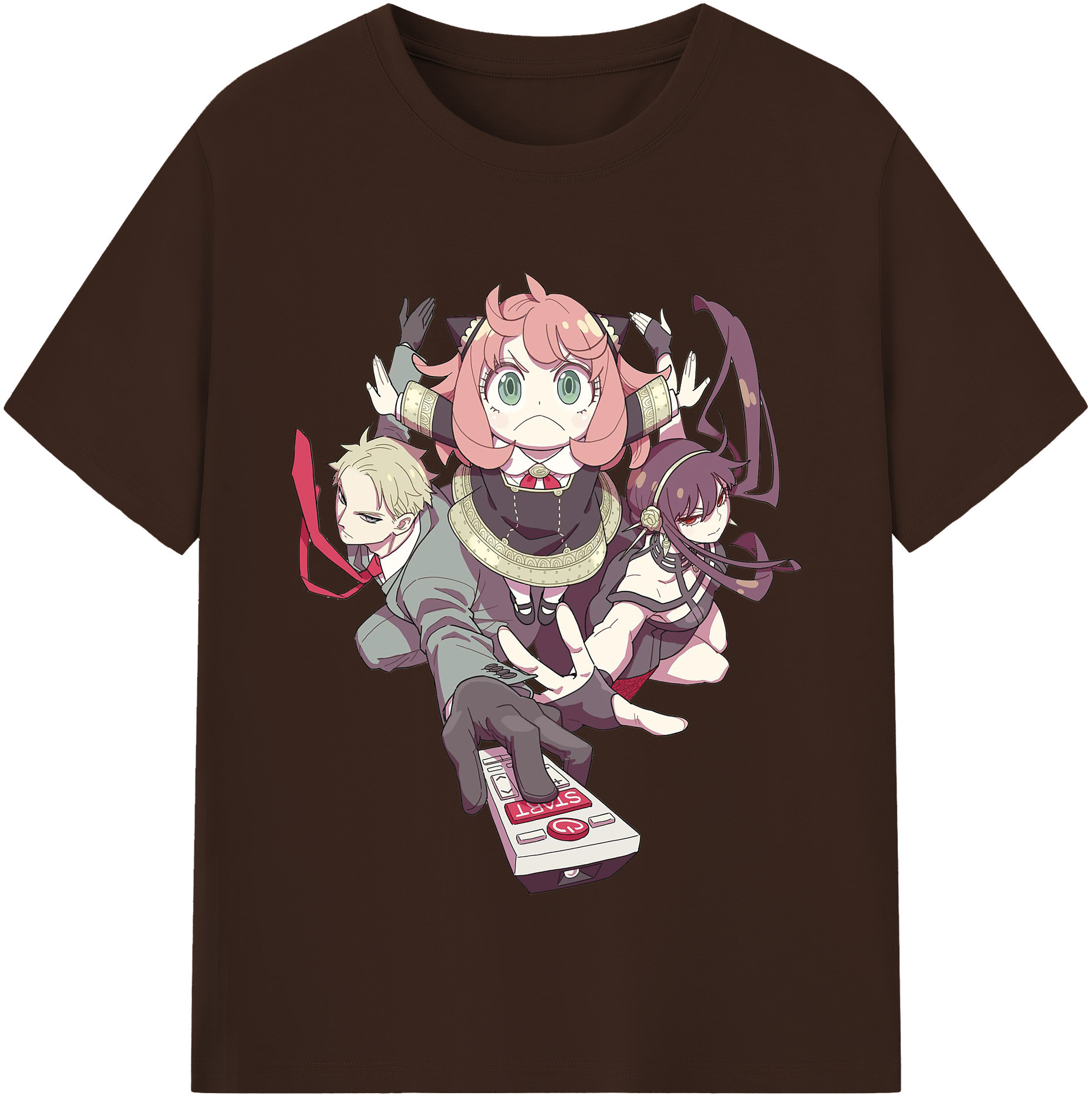 （画像用） SPY×FAMILY间谍家家酒 綿100％半袖Tシャツ（フロントプリント）
