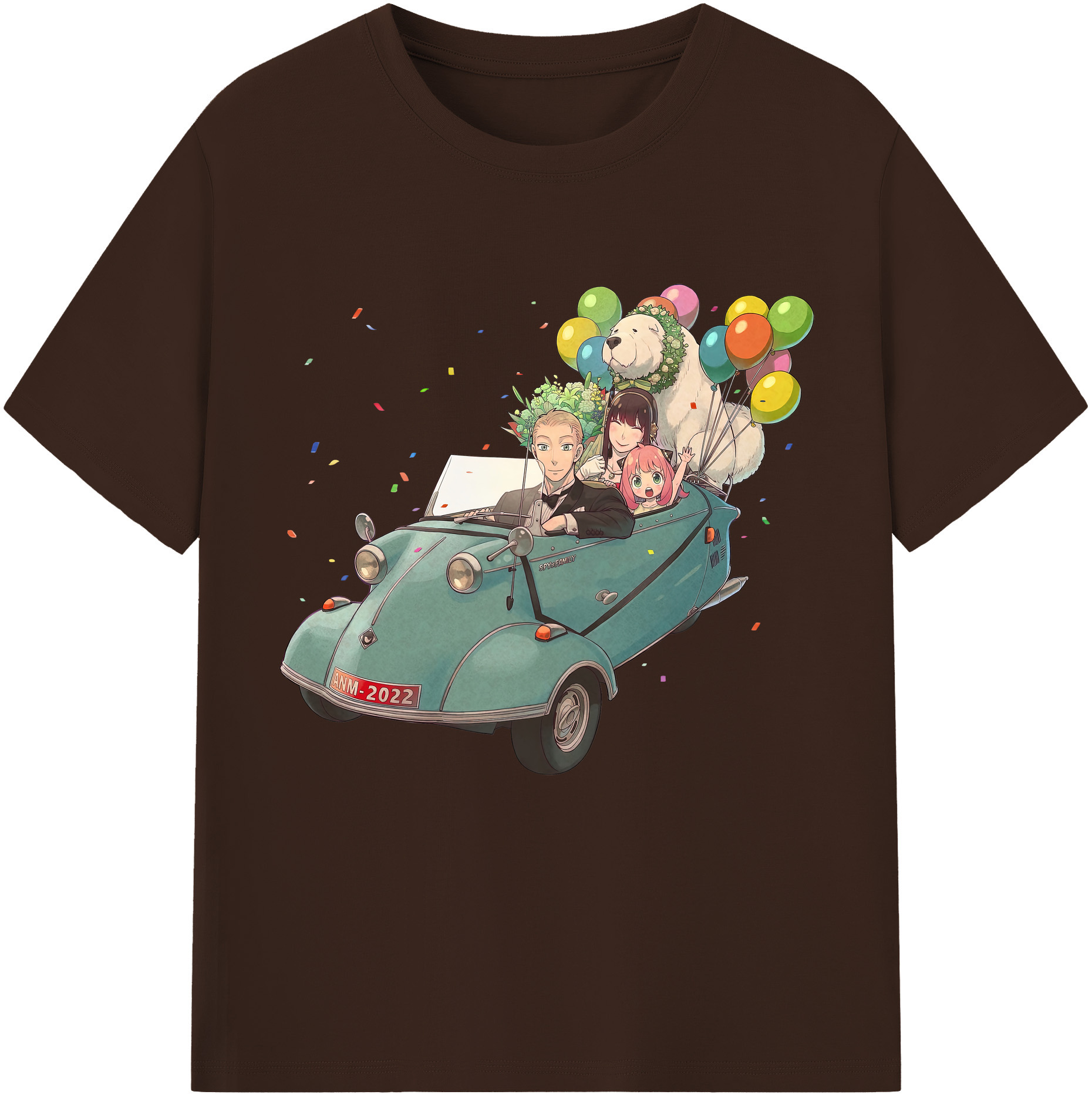 （画像用） SPY×FAMILY间谍家家酒 綿100％半袖Tシャツ（フロントプリント）