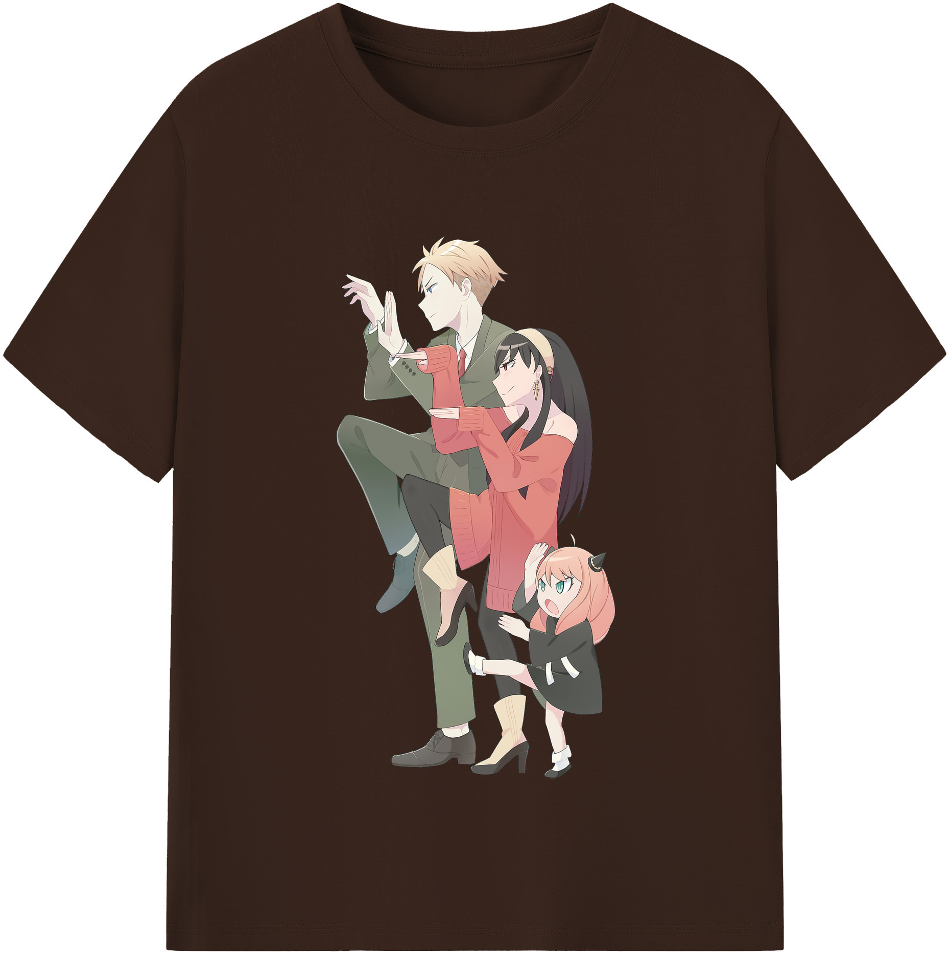 （画像用） SPY×FAMILY间谍家家酒 綿100％半袖Tシャツ（フロントプリント）