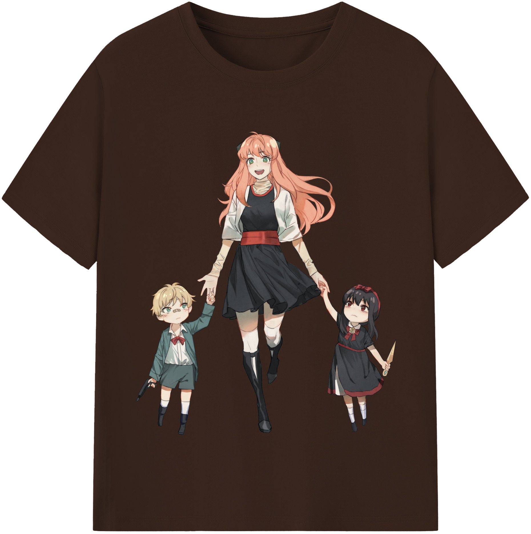 （画像用） SPY×FAMILY间谍家家酒 綿100％半袖Tシャツ（フロントプリント）