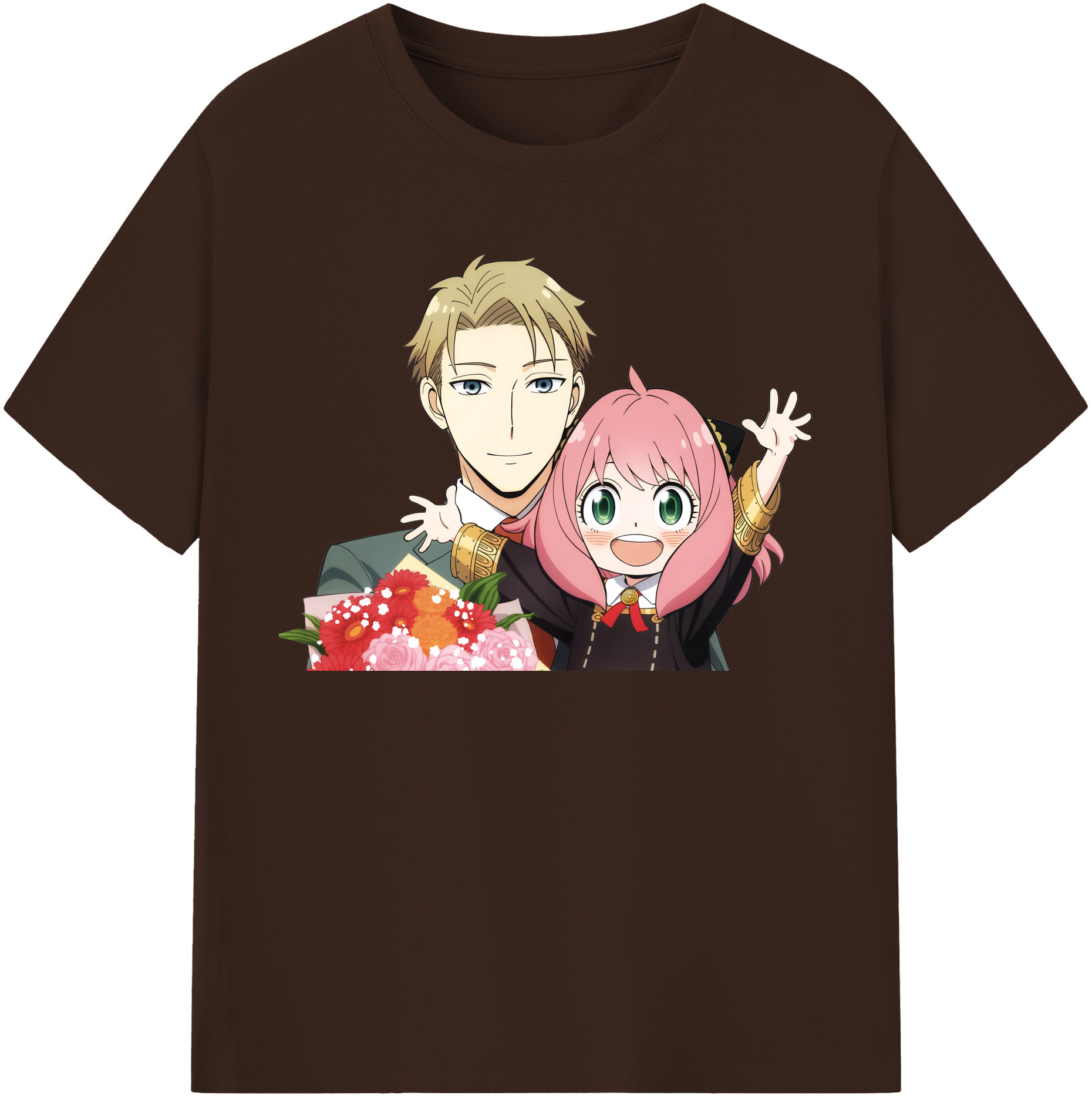 （画像用） SPY×FAMILY间谍家家酒 綿100％半袖Tシャツ（フロントプリント）