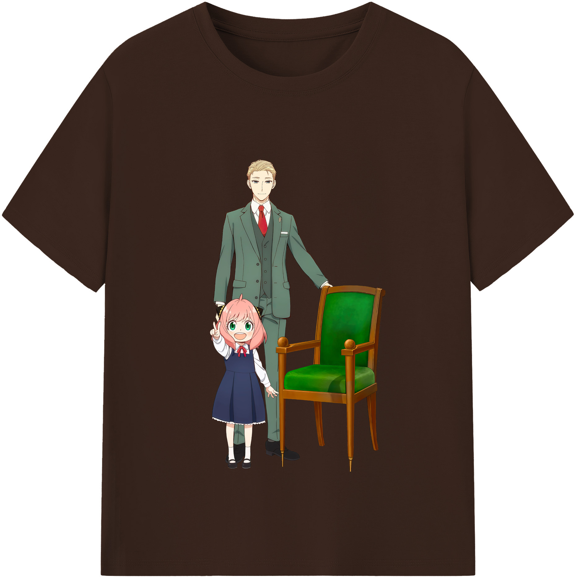 （画像用） SPY×FAMILY间谍家家酒 綿100％半袖Tシャツ（フロントプリント）