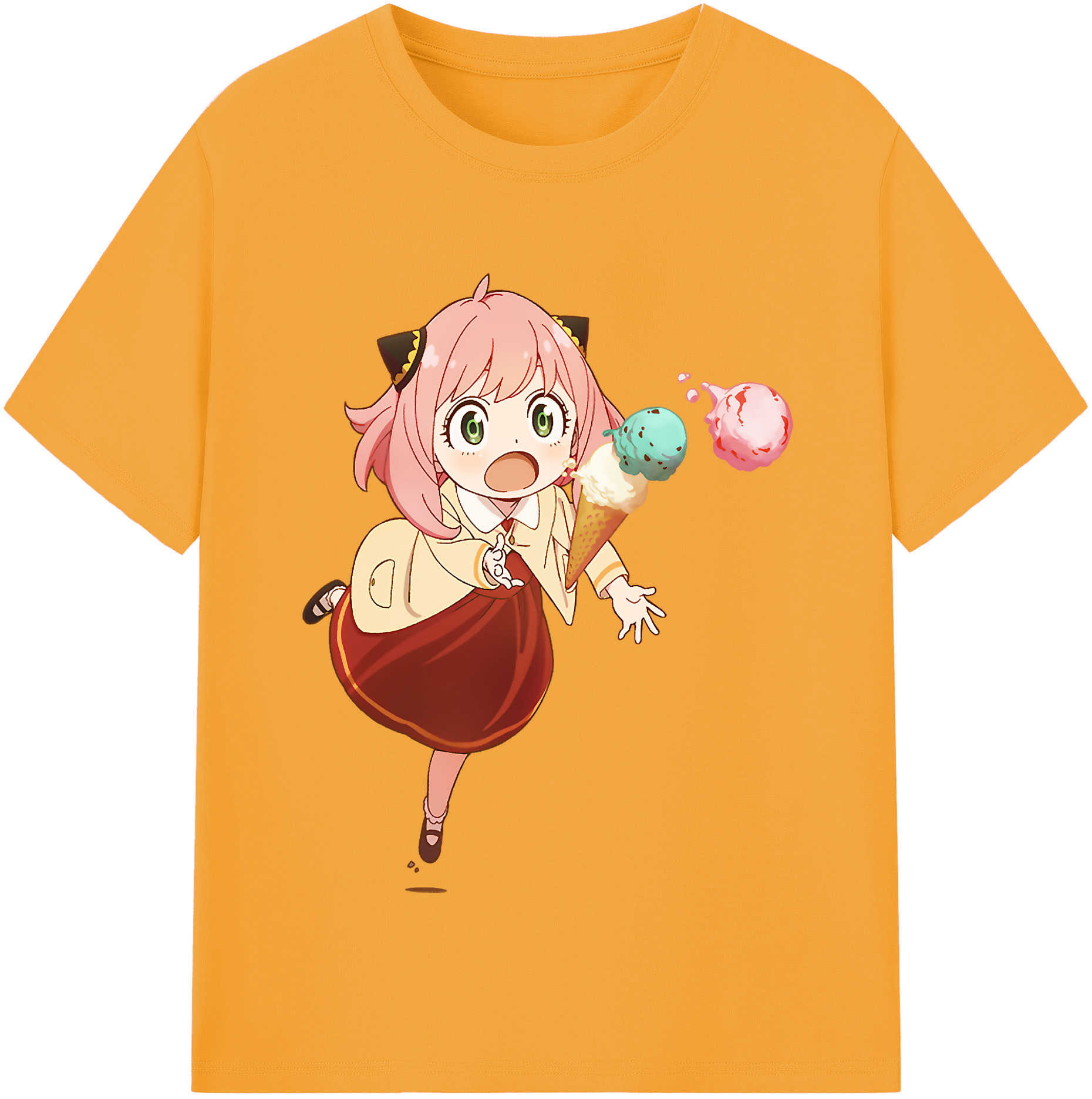 （画像用） SPY×FAMILY间谍家家酒 綿100％半袖Tシャツ（フロントプリント）