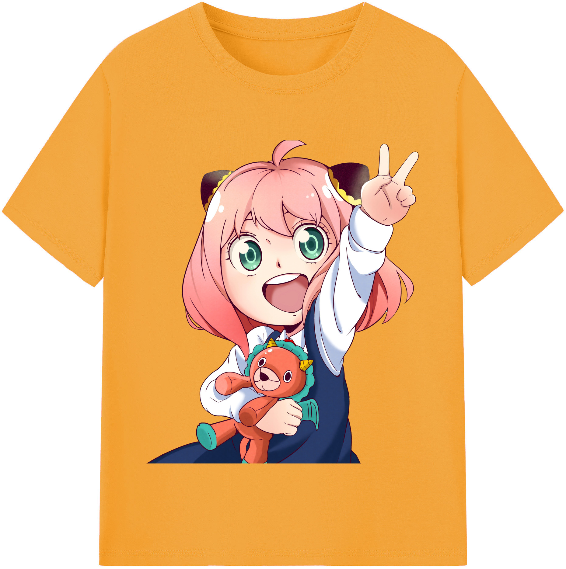 （画像用） SPY×FAMILY间谍家家酒 綿100％半袖Tシャツ（フロントプリント）