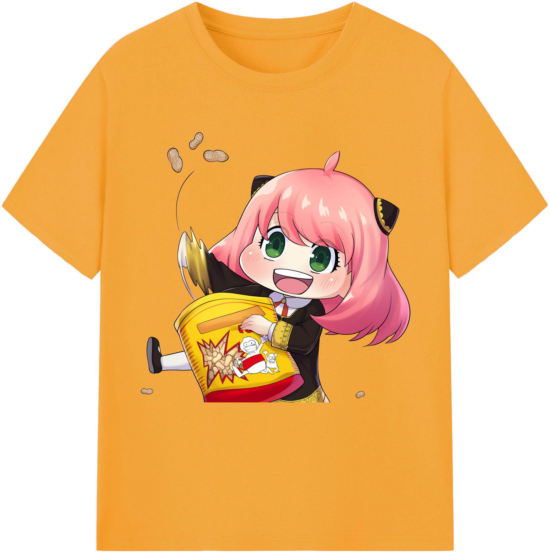 （画像用） SPY×FAMILY间谍家家酒 綿100％半袖Tシャツ（フロントプリント）