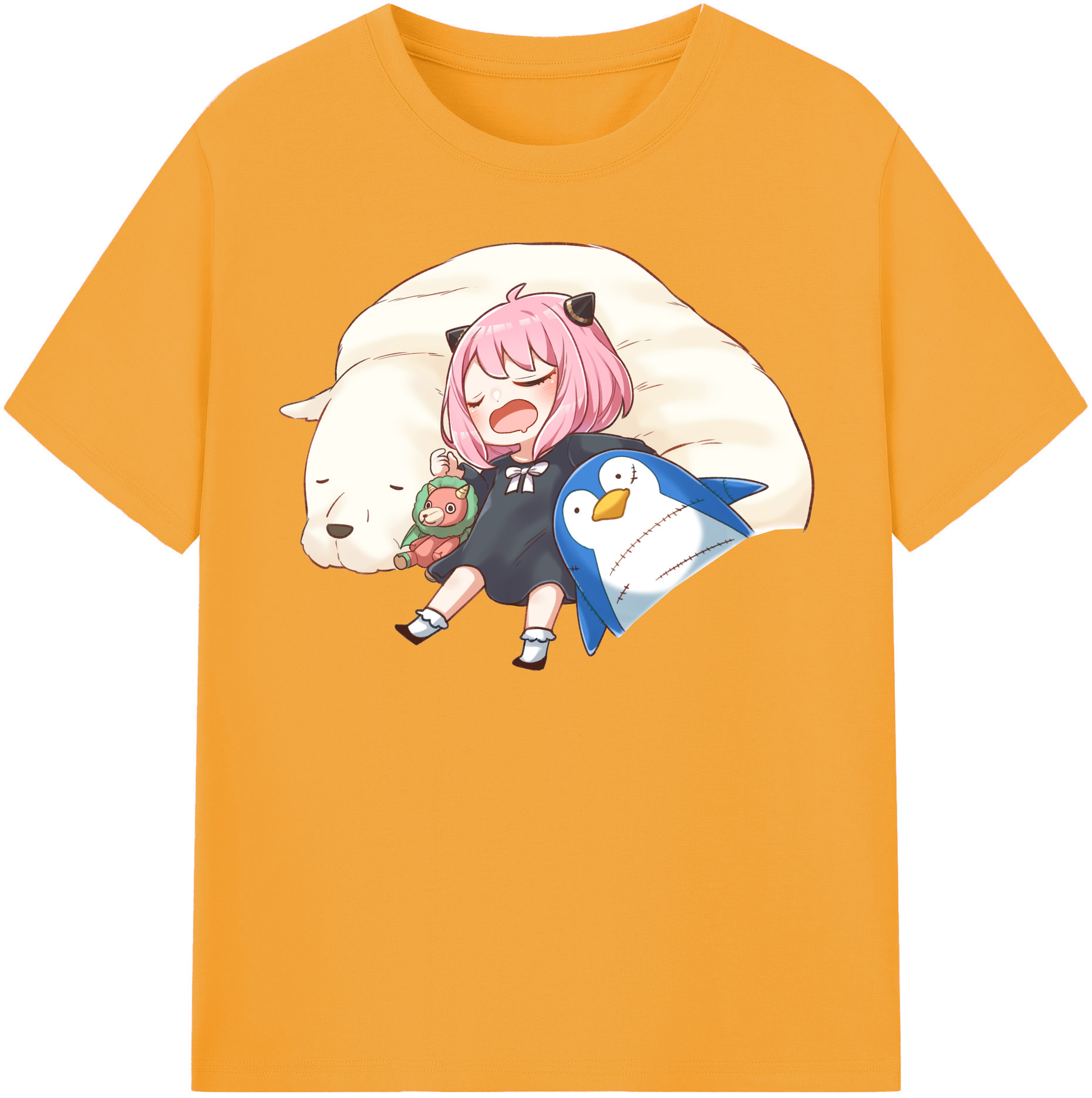 （画像用） SPY×FAMILY间谍家家酒 綿100％半袖Tシャツ（フロントプリント）
