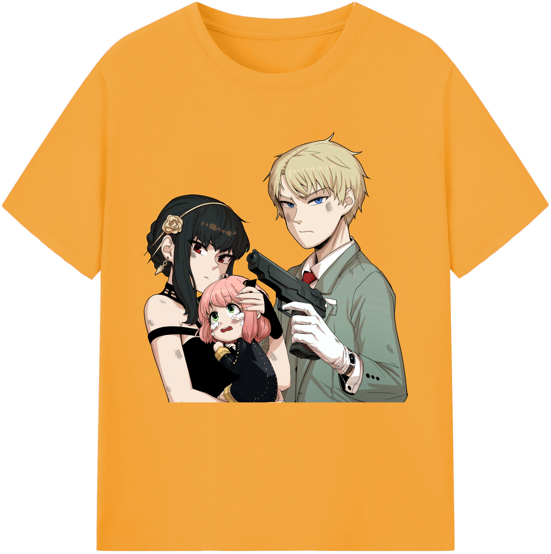 （画像用） SPY×FAMILY间谍家家酒 綿100％半袖Tシャツ（フロントプリント）