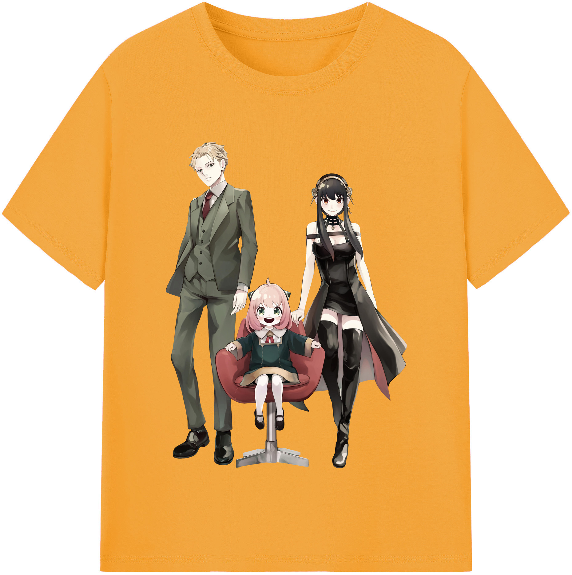 （画像用） SPY×FAMILY间谍家家酒 綿100％半袖Tシャツ（フロントプリント）