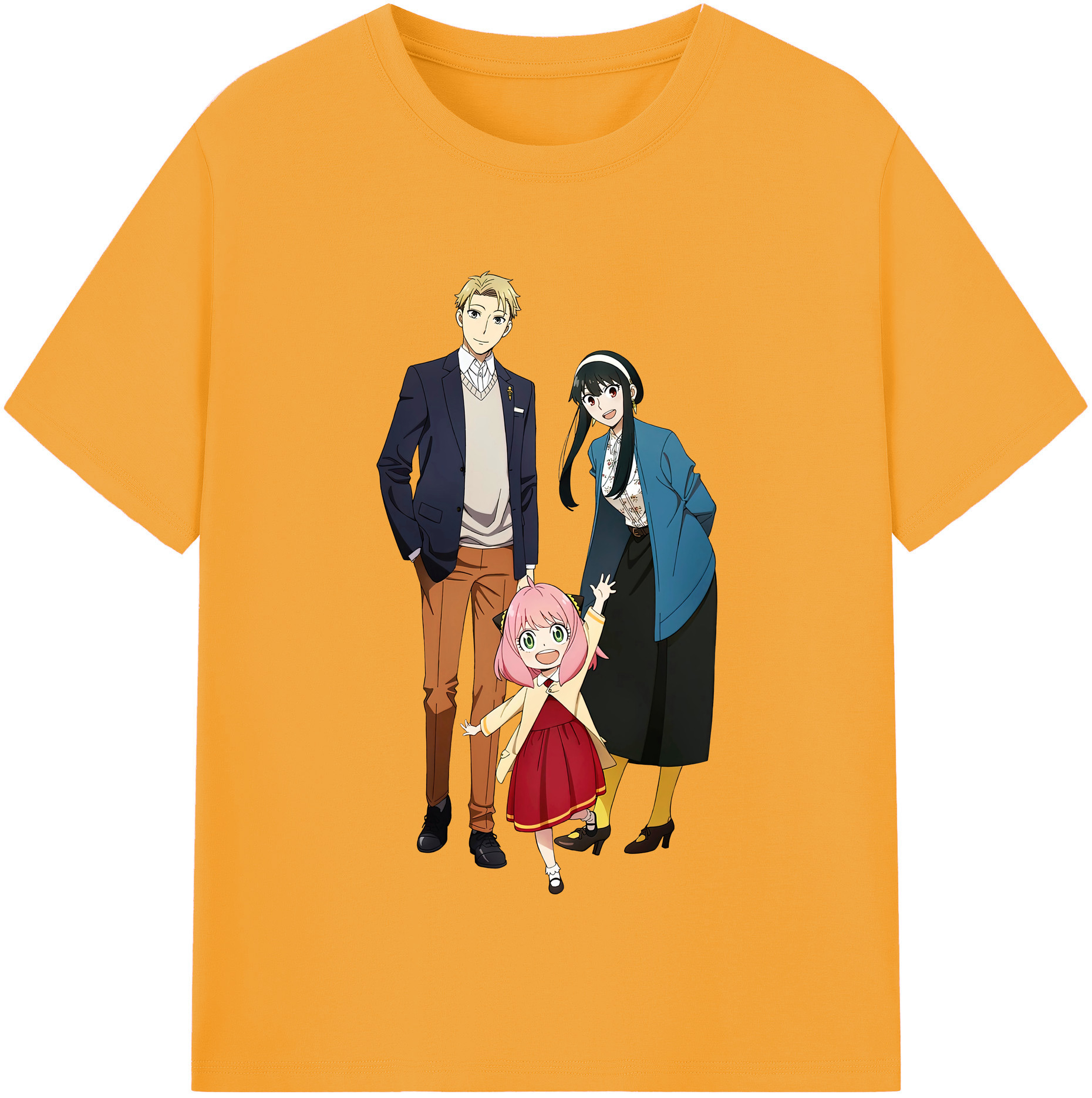 （画像用） SPY×FAMILY间谍家家酒 綿100％半袖Tシャツ（フロントプリント）