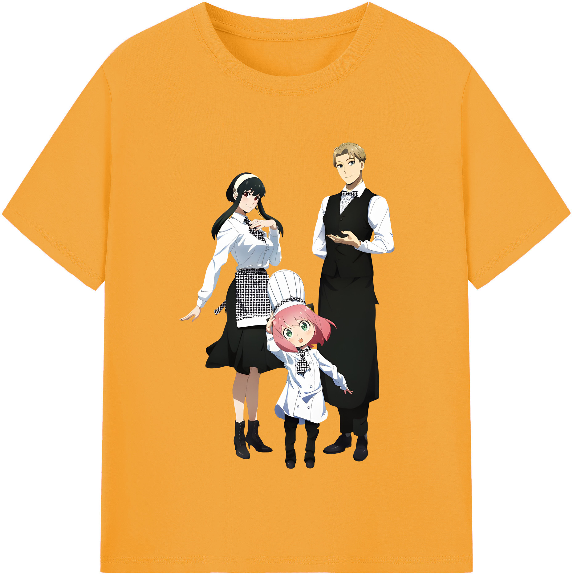 （画像用） SPY×FAMILY间谍家家酒 綿100％半袖Tシャツ（フロントプリント）