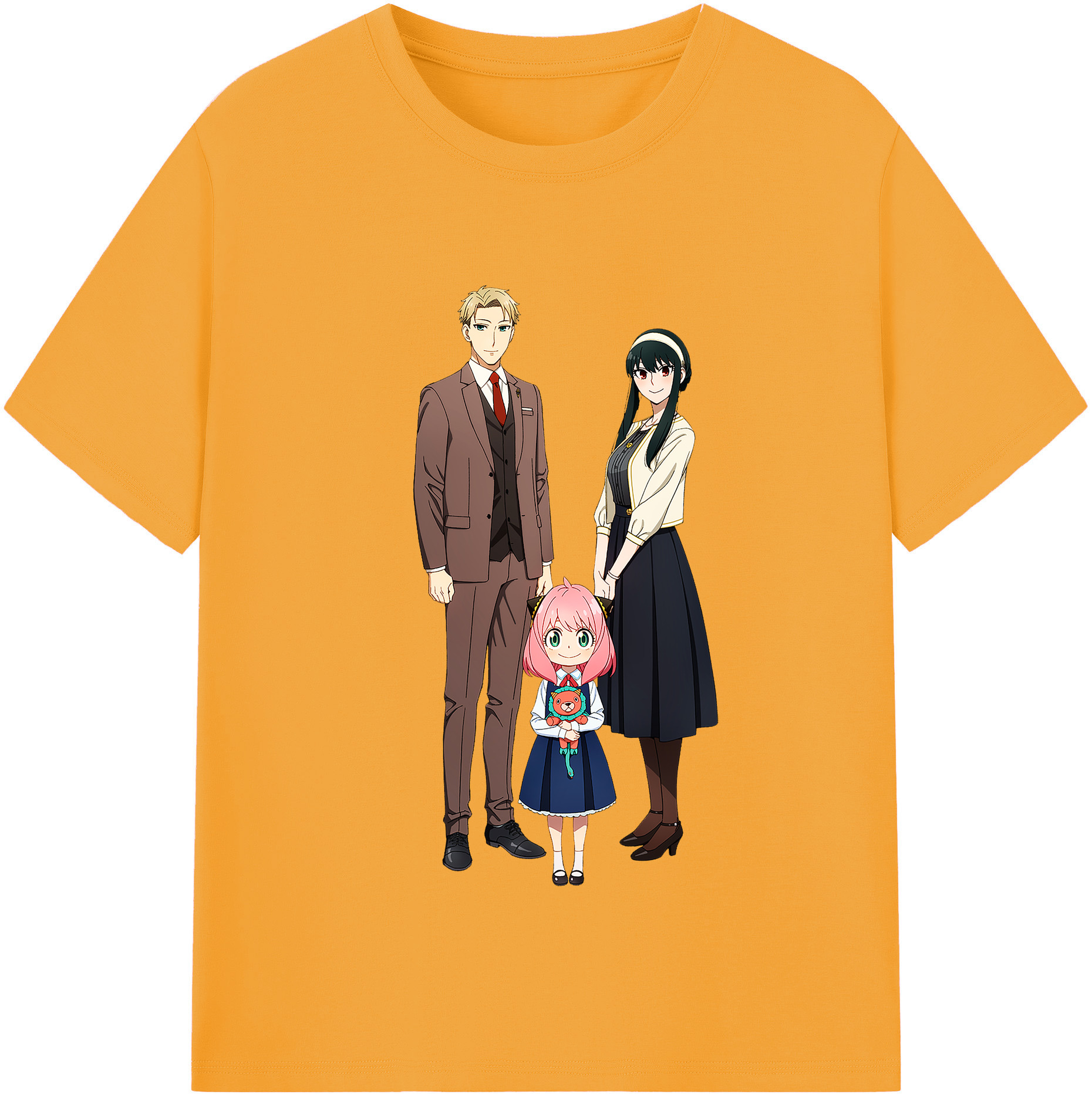 （画像用） SPY×FAMILY间谍家家酒 綿100％半袖Tシャツ（フロントプリント）