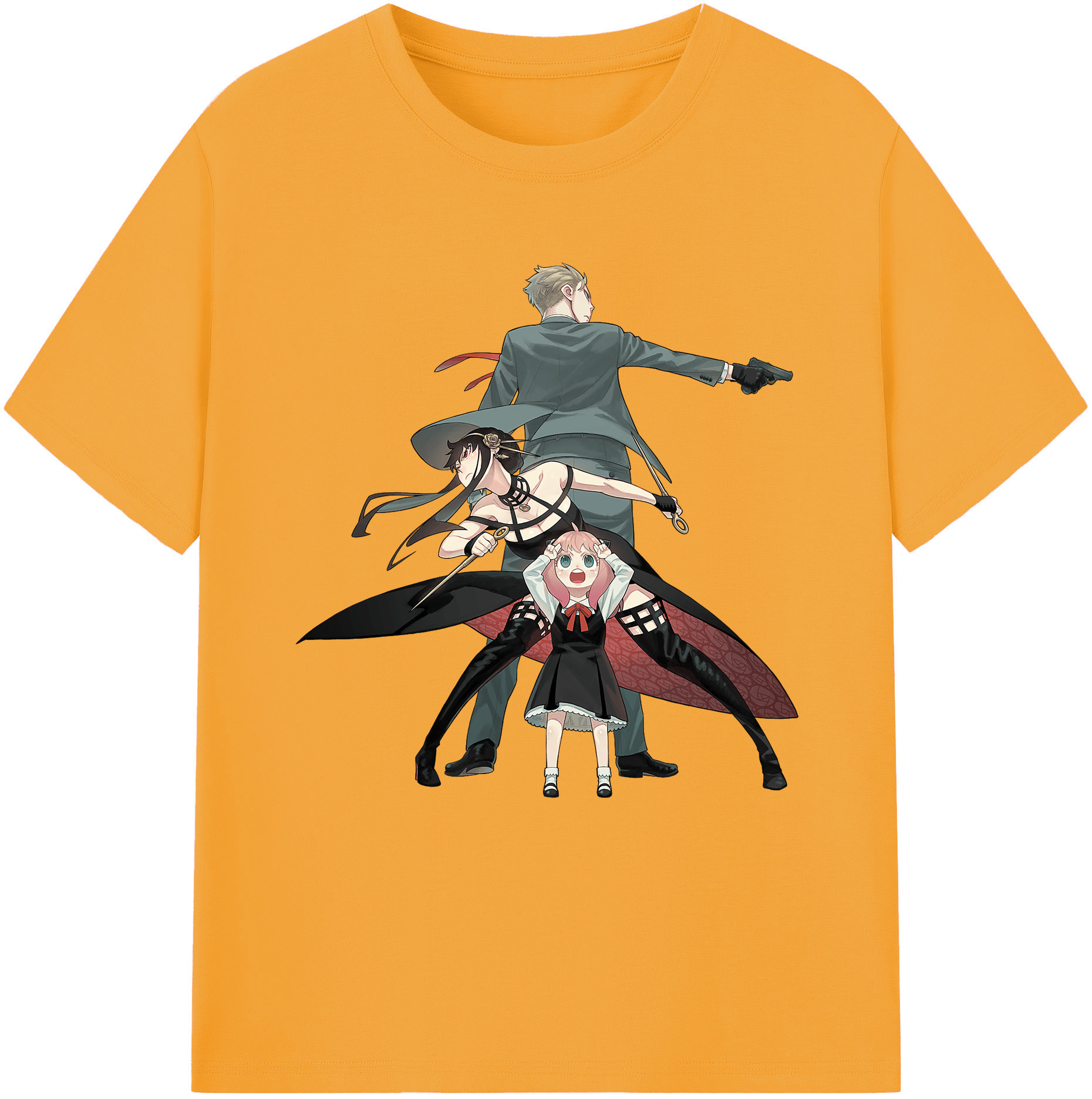 （画像用） SPY×FAMILY间谍家家酒 綿100％半袖Tシャツ（フロントプリント）