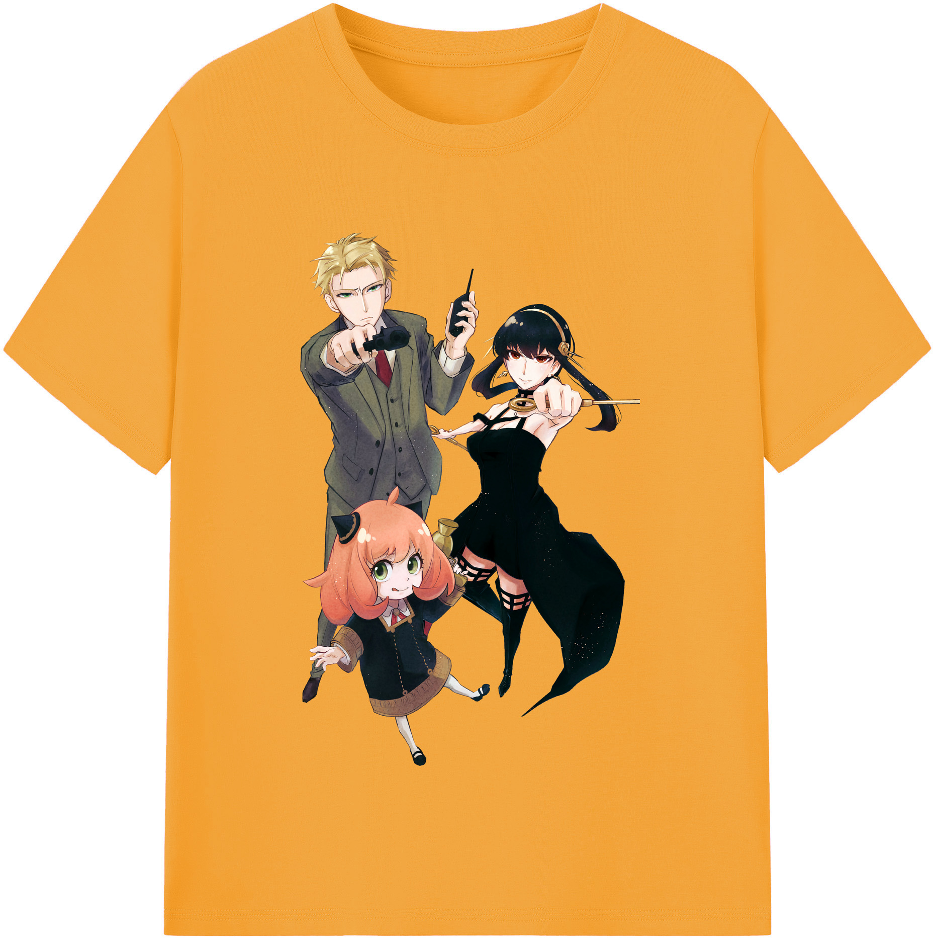 （画像用） SPY×FAMILY间谍家家酒 綿100％半袖Tシャツ（フロントプリント）