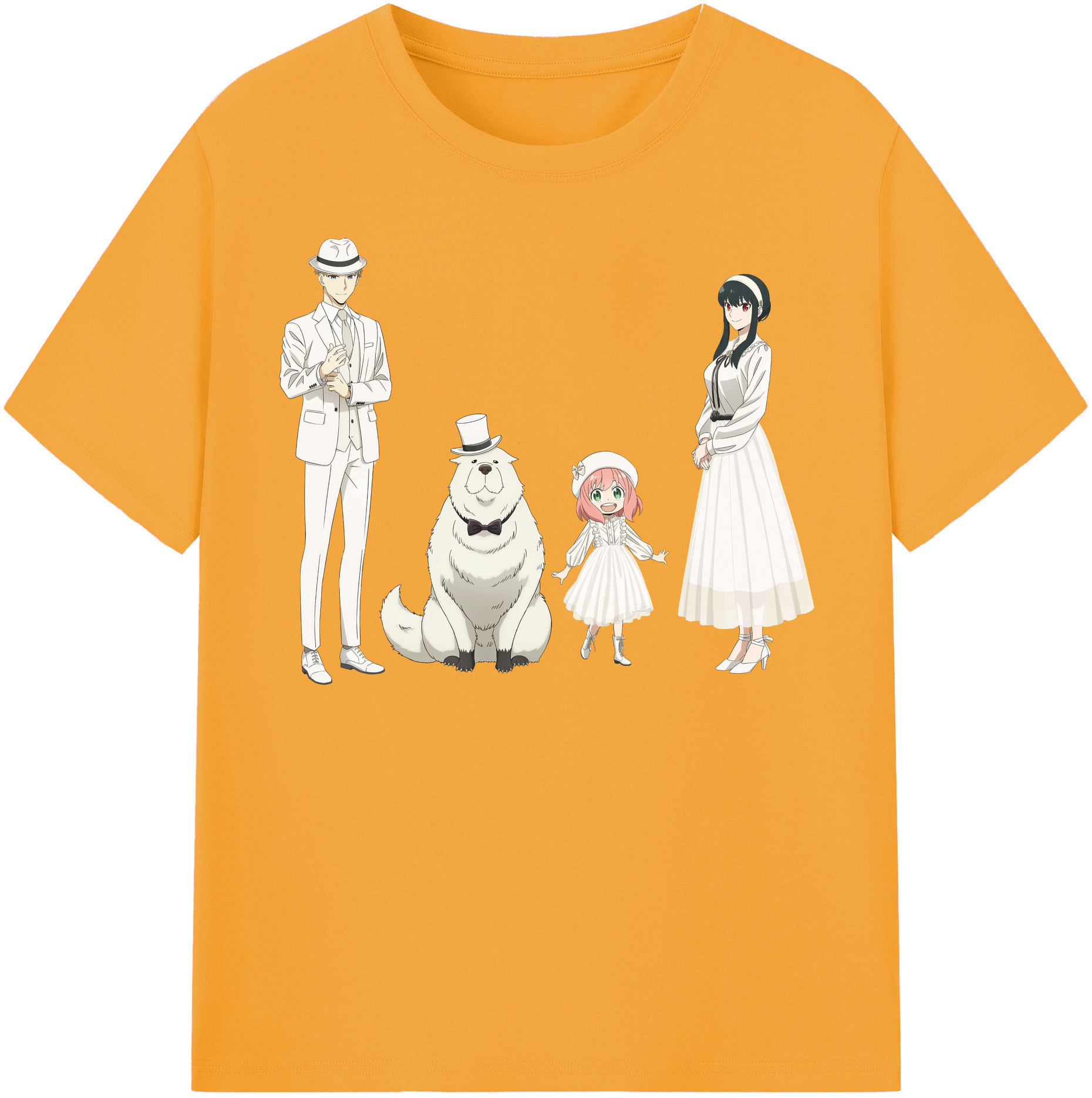 （画像用） SPY×FAMILY间谍家家酒 綿100％半袖Tシャツ（フロントプリント）