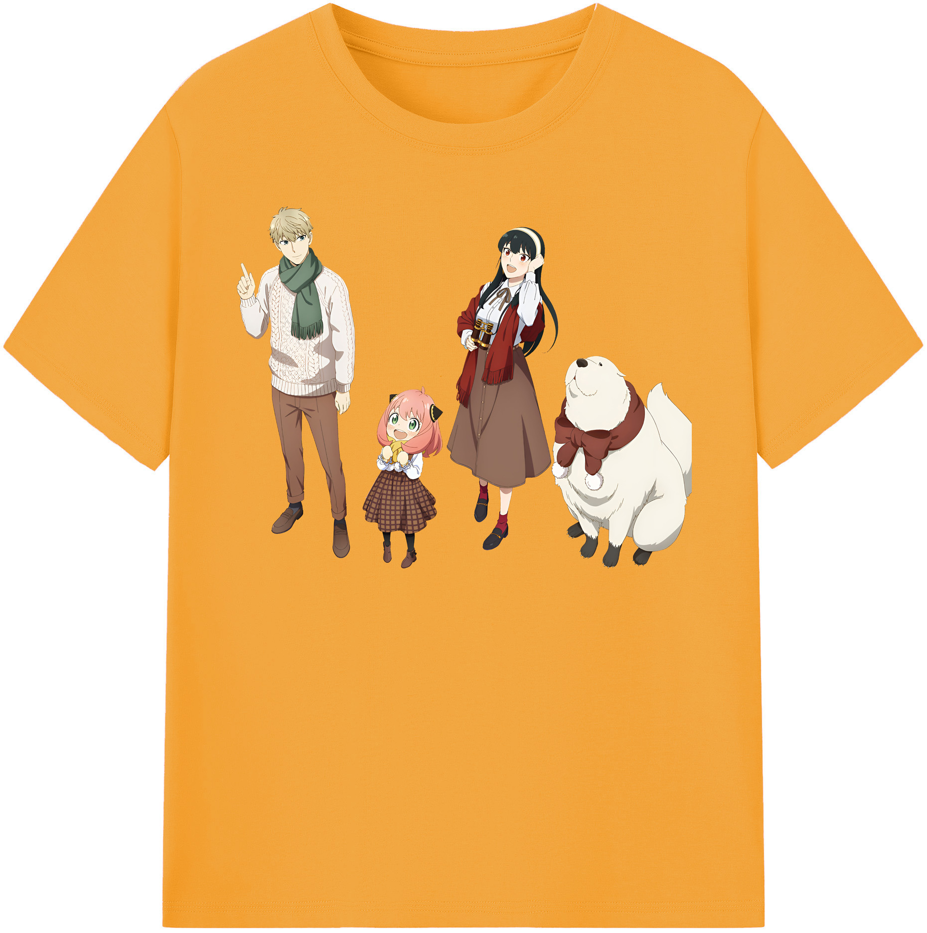 （画像用） SPY×FAMILY间谍家家酒 綿100％半袖Tシャツ（フロントプリント）