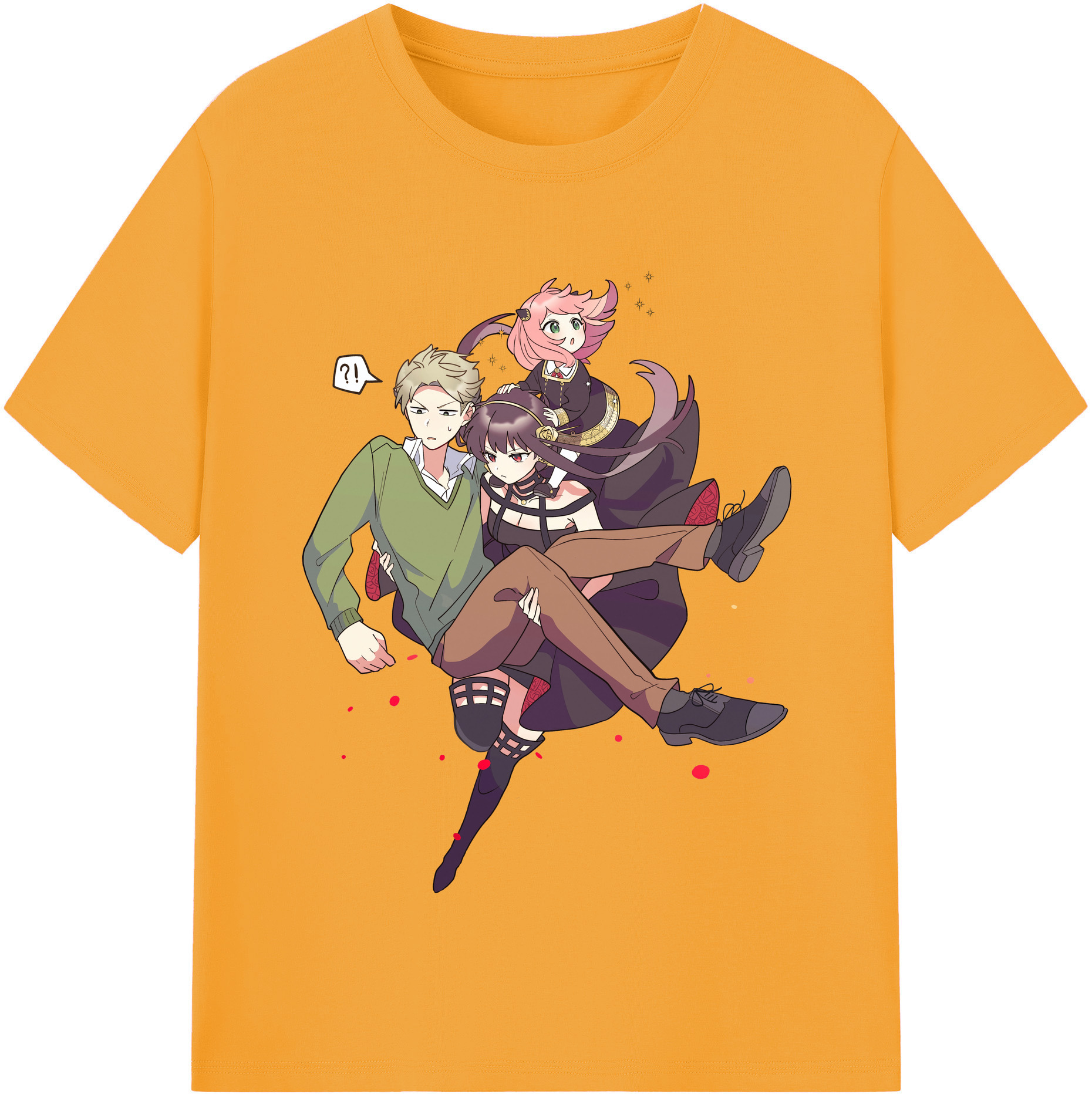 （画像用） SPY×FAMILY间谍家家酒 綿100％半袖Tシャツ（フロントプリント）