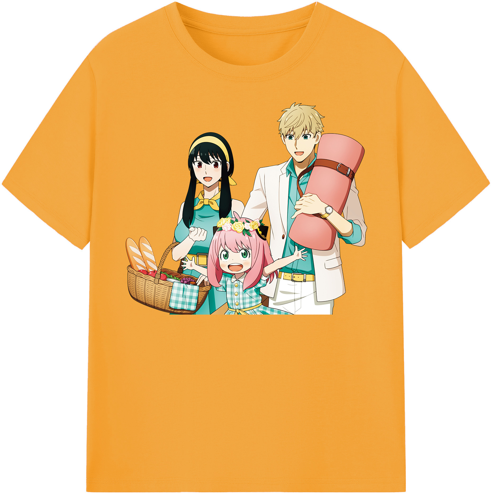 （画像用） SPY×FAMILY间谍家家酒 綿100％半袖Tシャツ（フロントプリント）