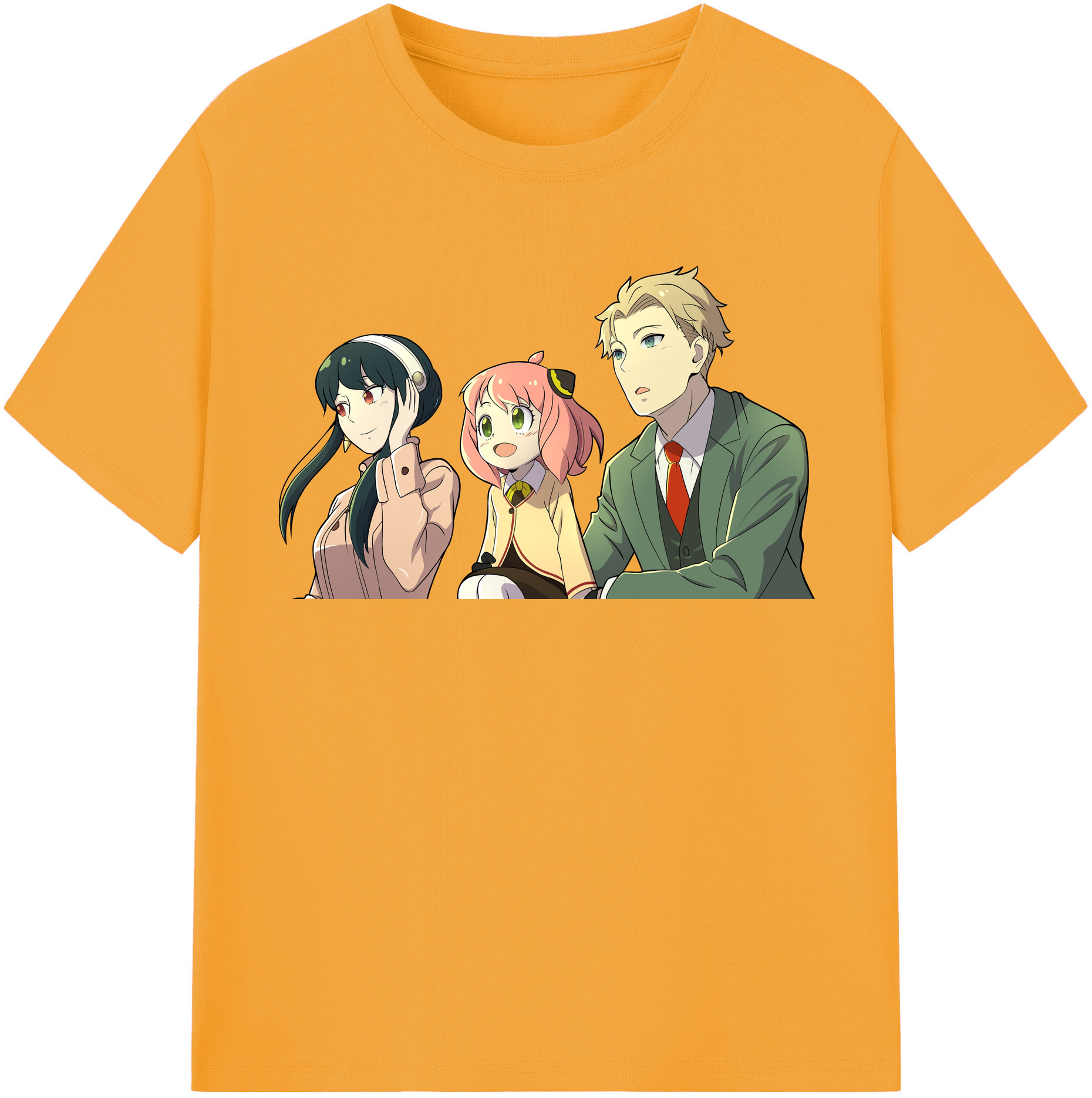 （画像用） SPY×FAMILY间谍家家酒 綿100％半袖Tシャツ（フロントプリント）