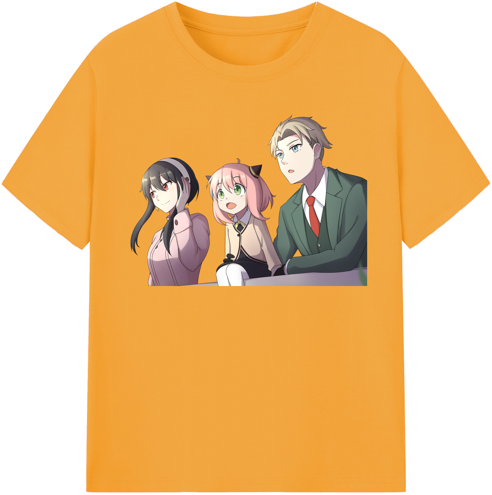 （画像用） SPY×FAMILY间谍家家酒 綿100％半袖Tシャツ（フロントプリント）
